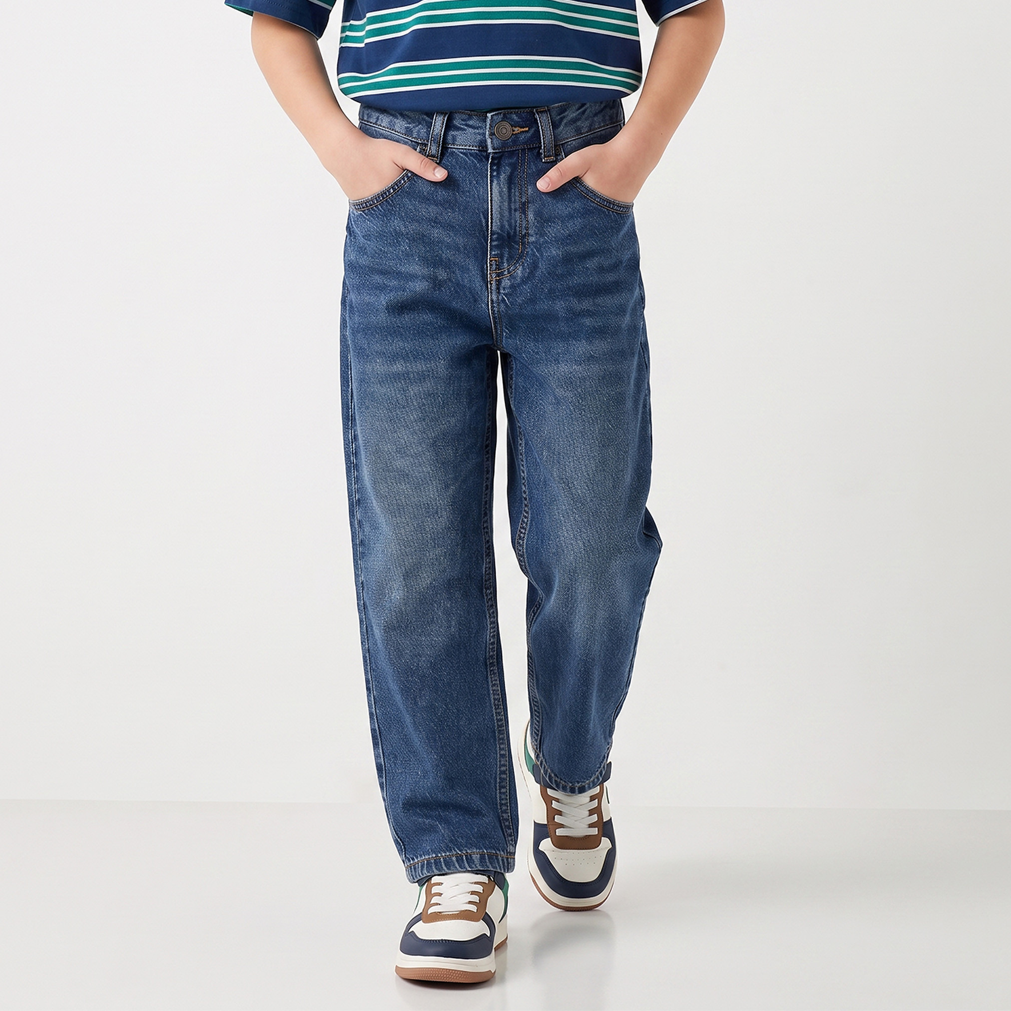 بنطلون جينز بجيوب من جونيورز-boys-clothing-bottoms-jeans-image-1