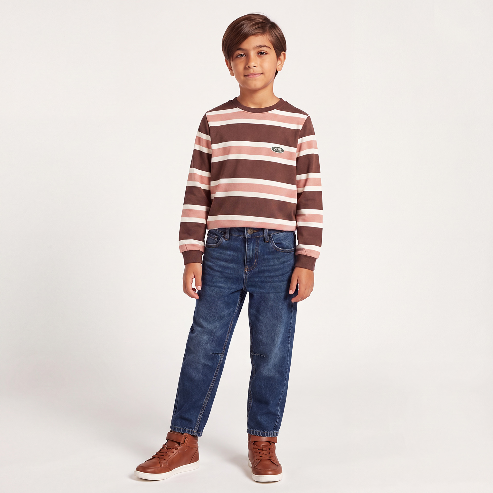 بنطلون جينز بقصة عادية وجيوب من جونيورز-boys-clothing-bottoms-jeans-image-2
