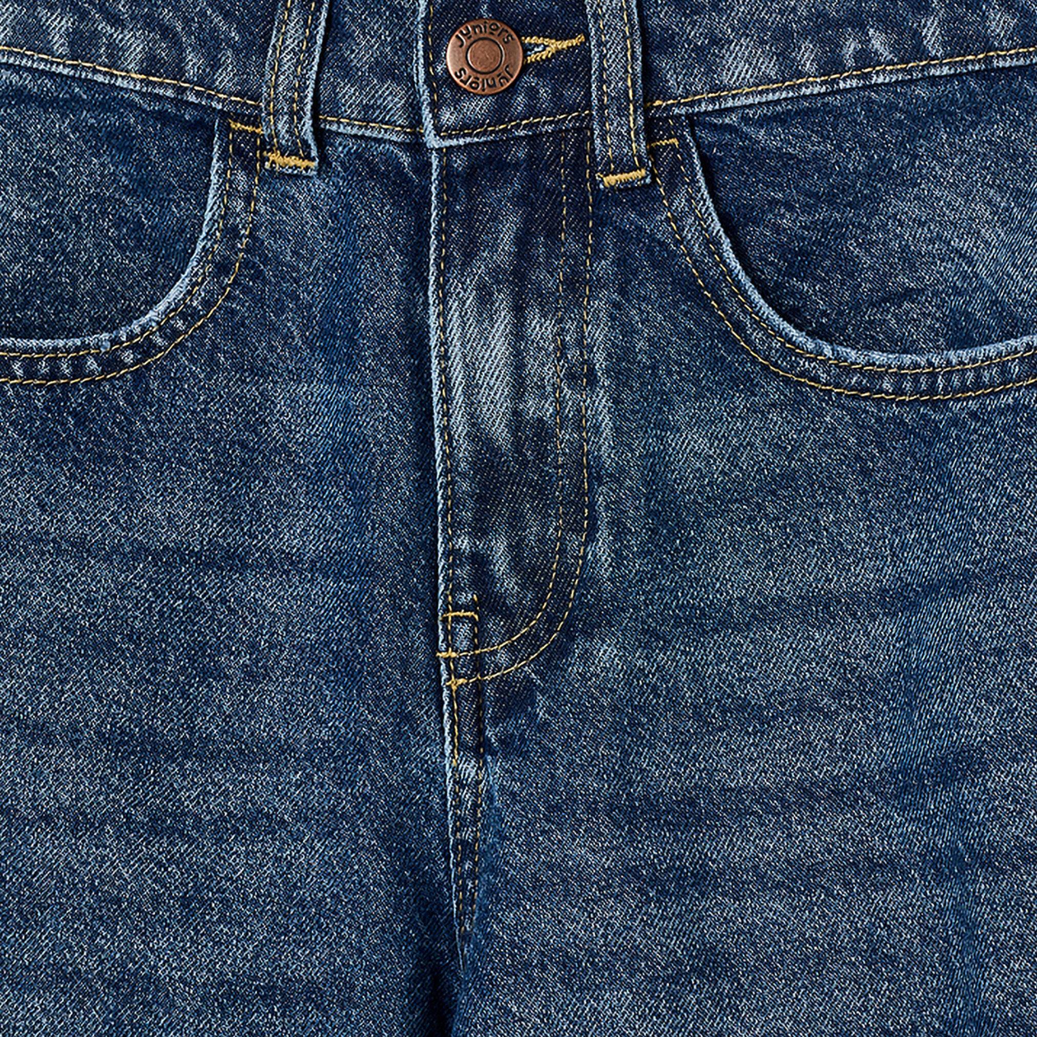 بنطلون جينز بقصة عادية وجيوب من جونيورز-boys-clothing-bottoms-jeans-image-5