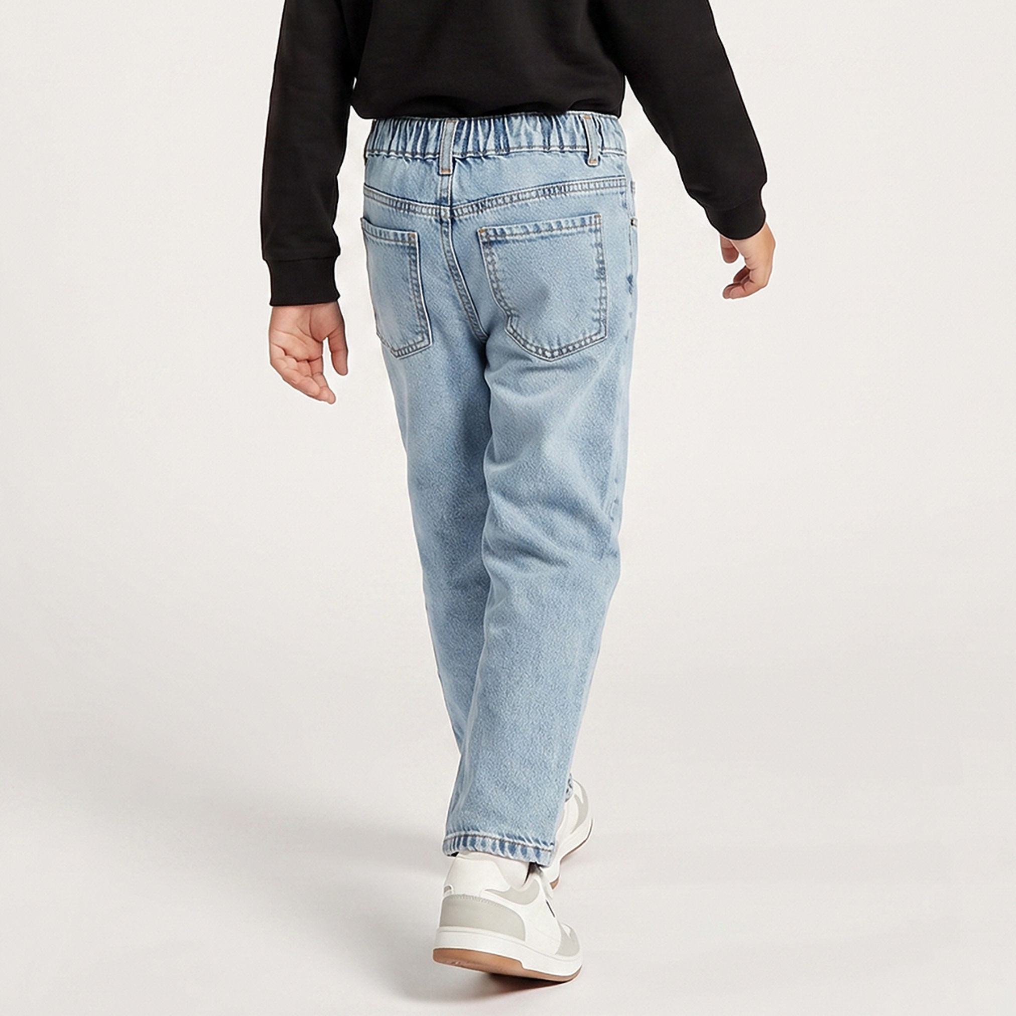 Juniors Regular Fit Jeans with Pockets-boys-clothing-bottoms-jeans-image-3