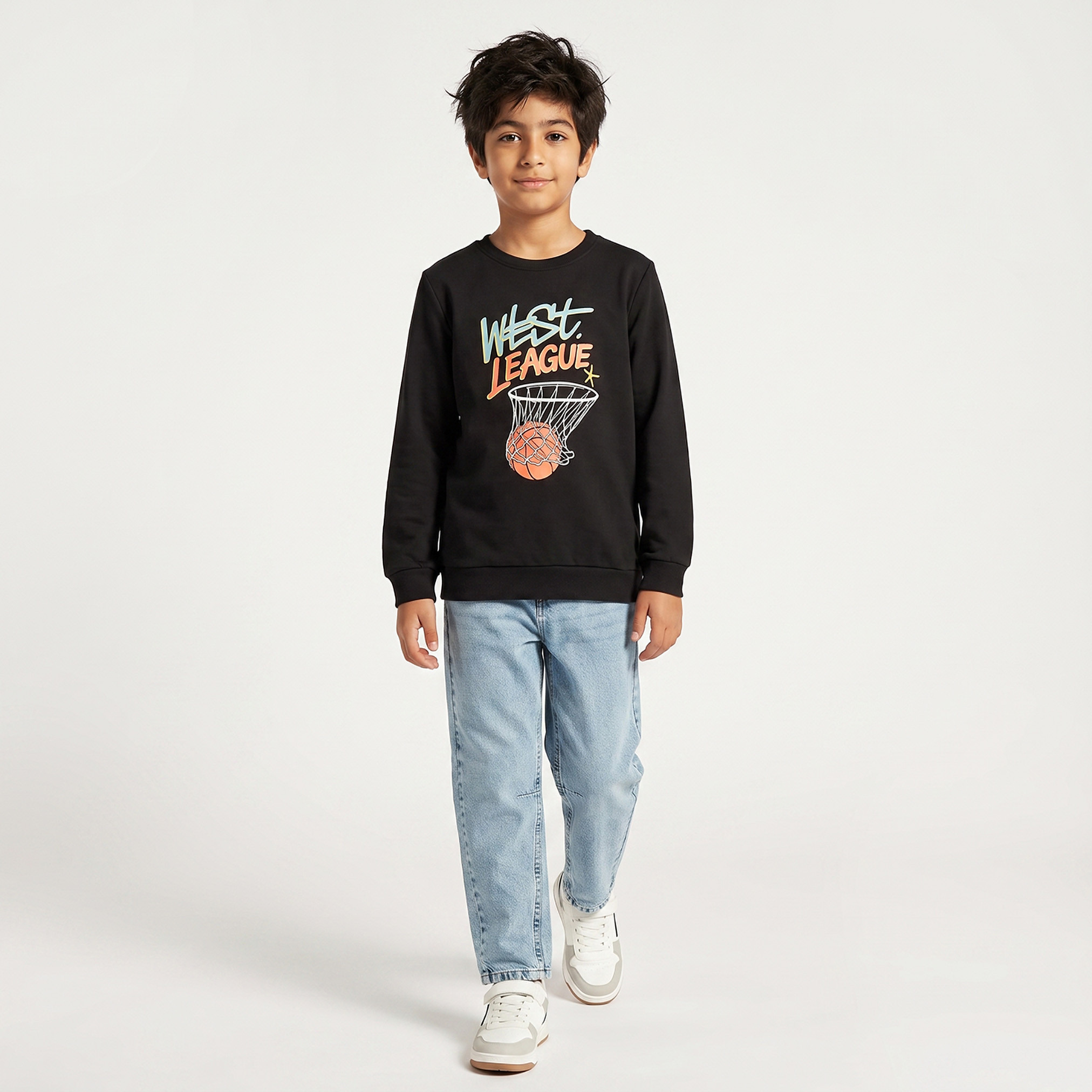 Juniors Regular Fit Jeans with Pockets-boys-clothing-bottoms-jeans-image-5