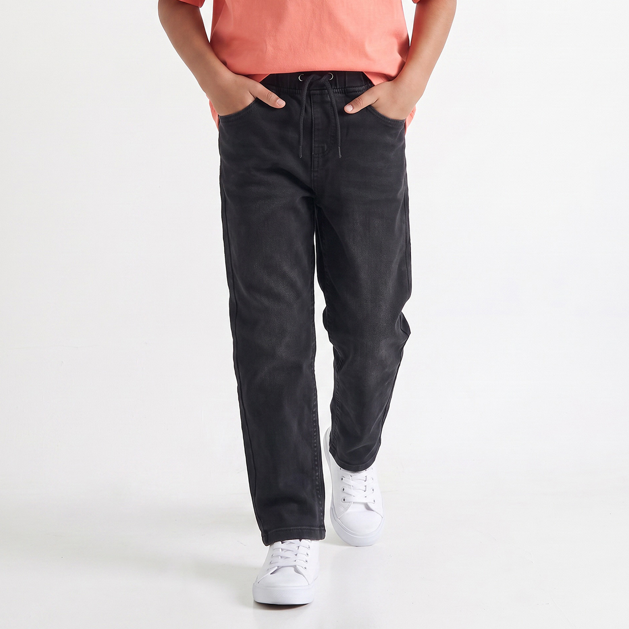 بنطلون جينز رياضي بجيوب من جونيورز -boys-clothing-bottoms-jeans-image-1