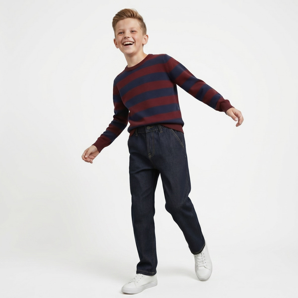 Juniors Regular Fit Jeans with Pockets-boys-clothing-bottoms-jeans-image-5