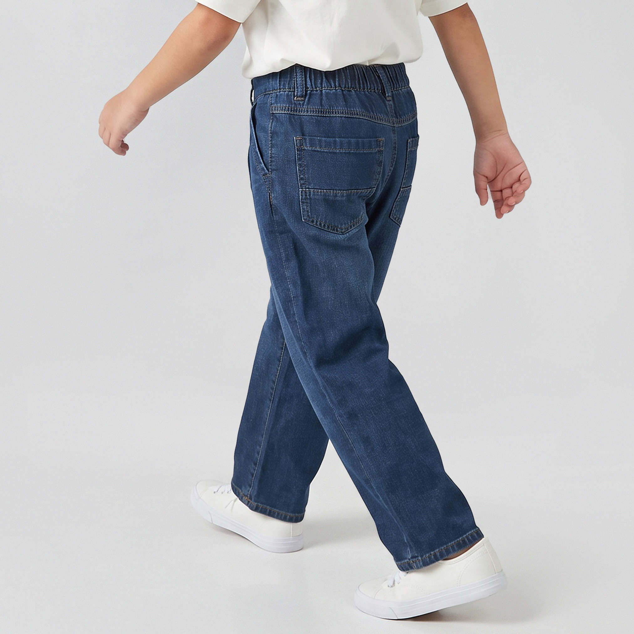 Juniors Jeans with Semi-Elastic Waist-boys-clothing-bottoms-jeans-image-2