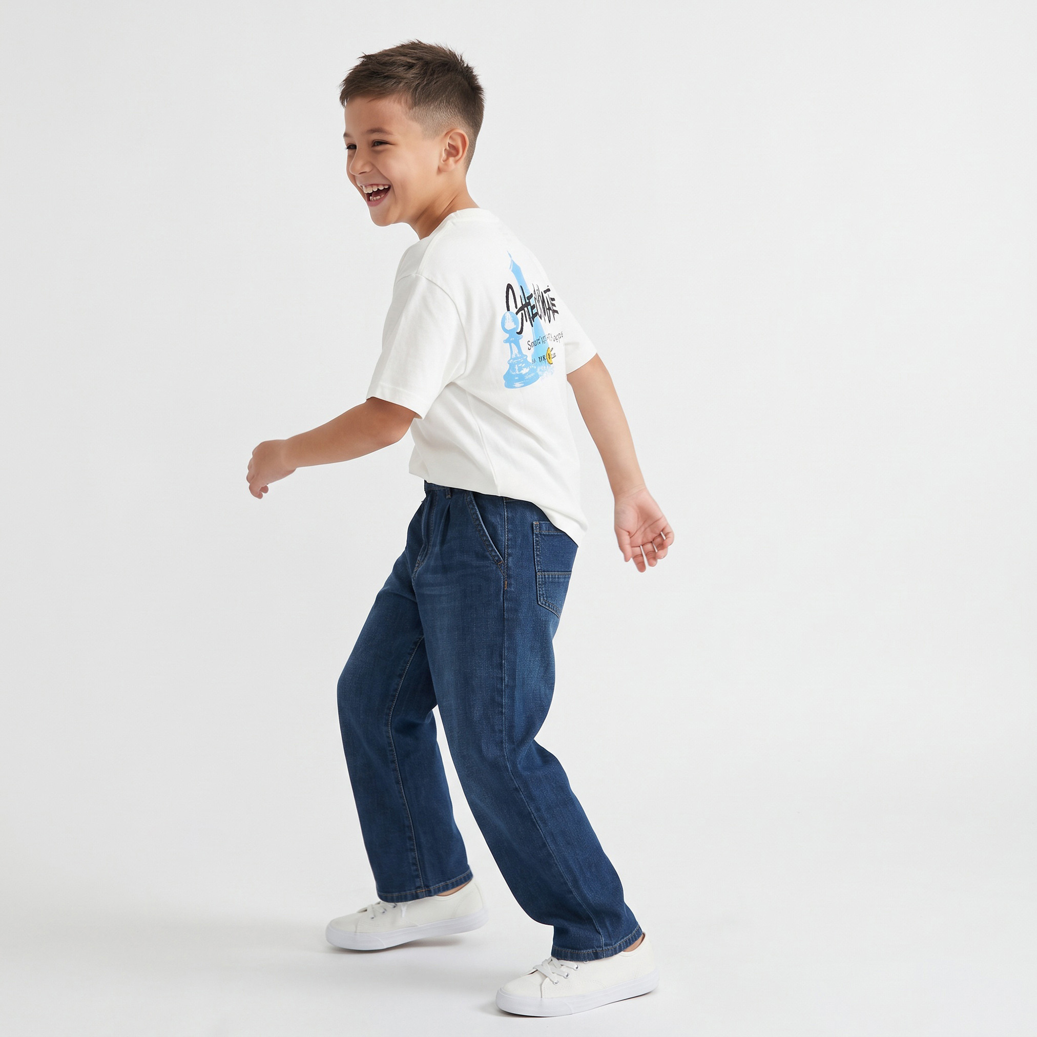 Juniors Jeans with Semi-Elastic Waist-boys-clothing-bottoms-jeans-image-3