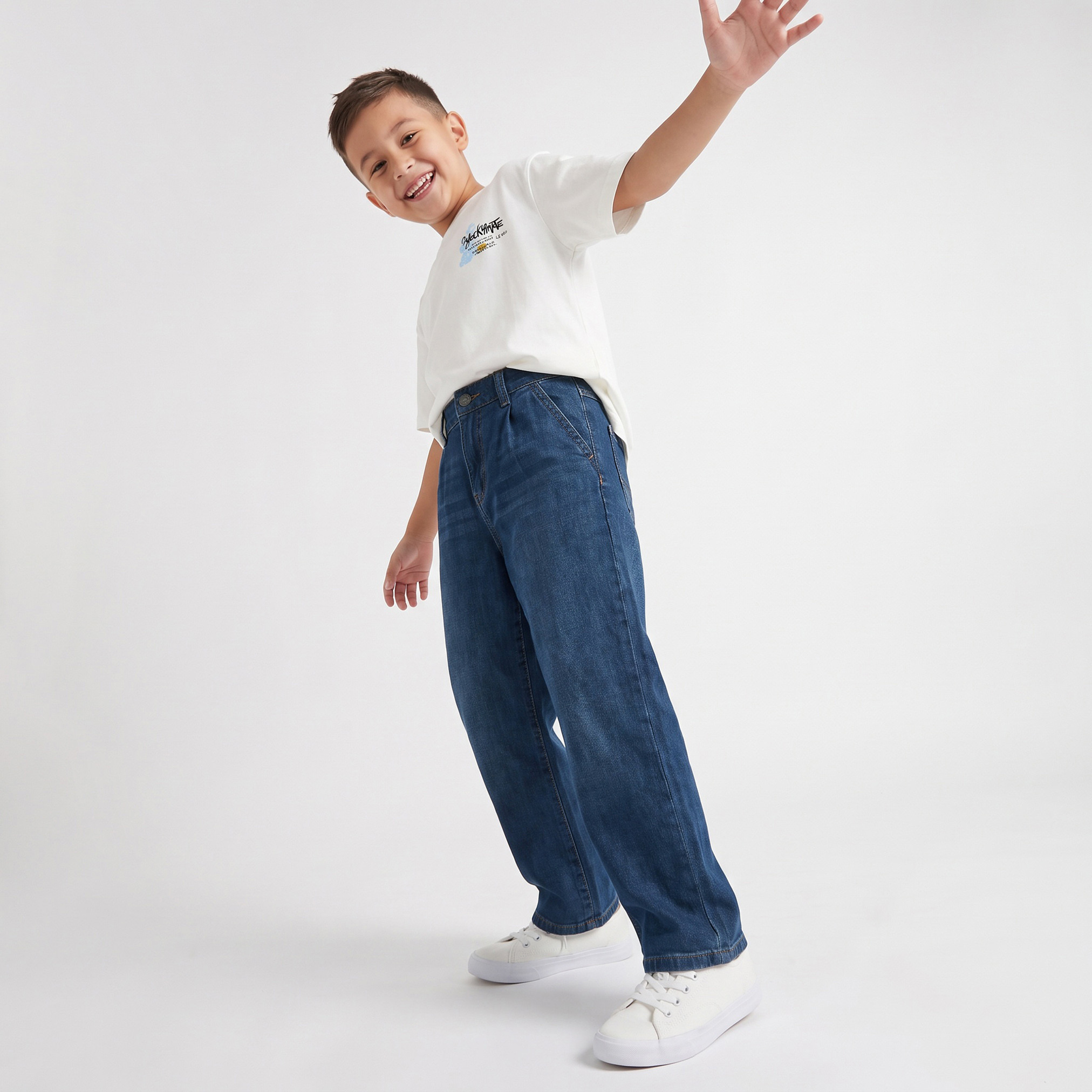 Juniors Jeans with Semi-Elastic Waist-boys-clothing-bottoms-jeans-image-5