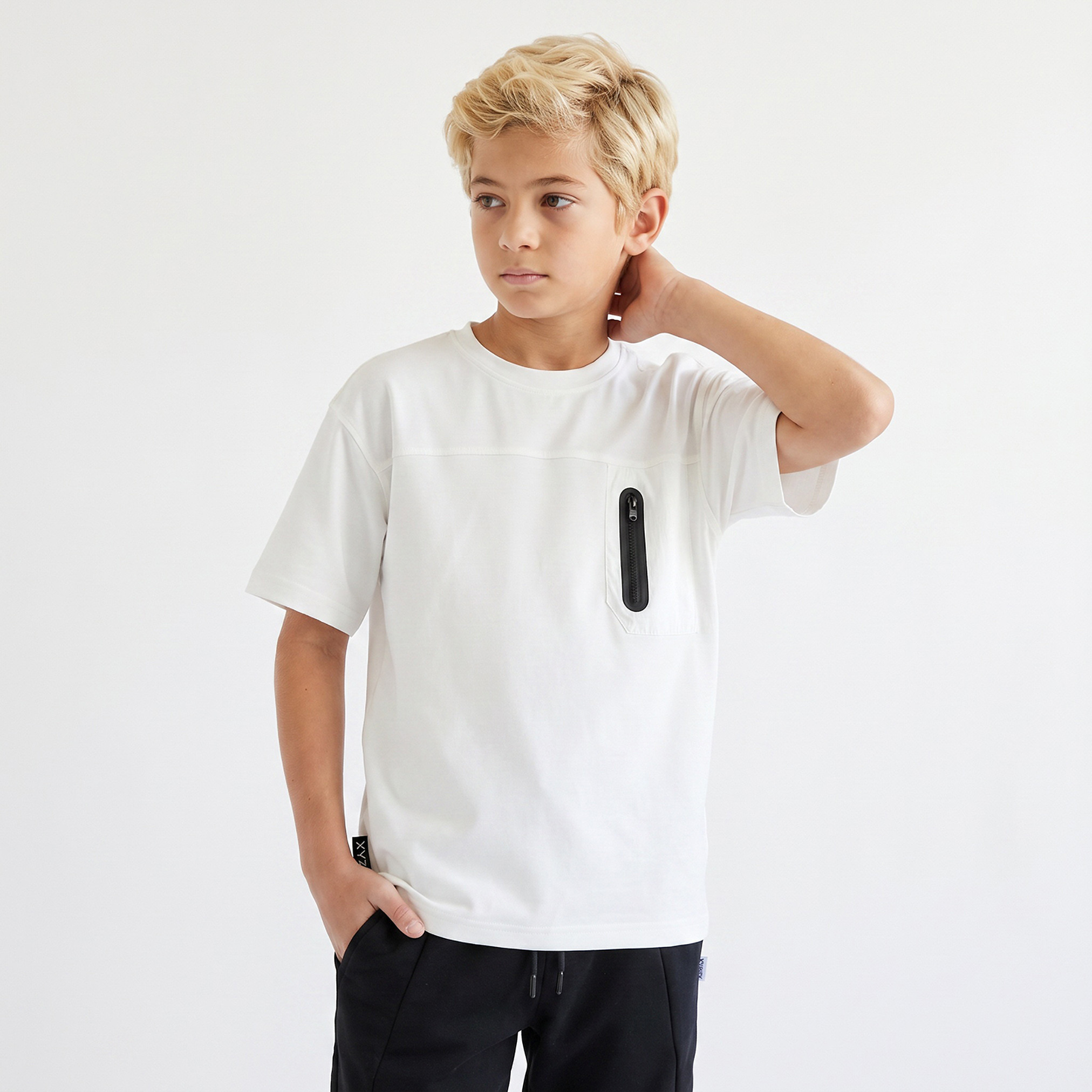 XYZ Crew Neck Short Sleeves T-shirt-boys-clothing-tshirtsandpolos-image-1