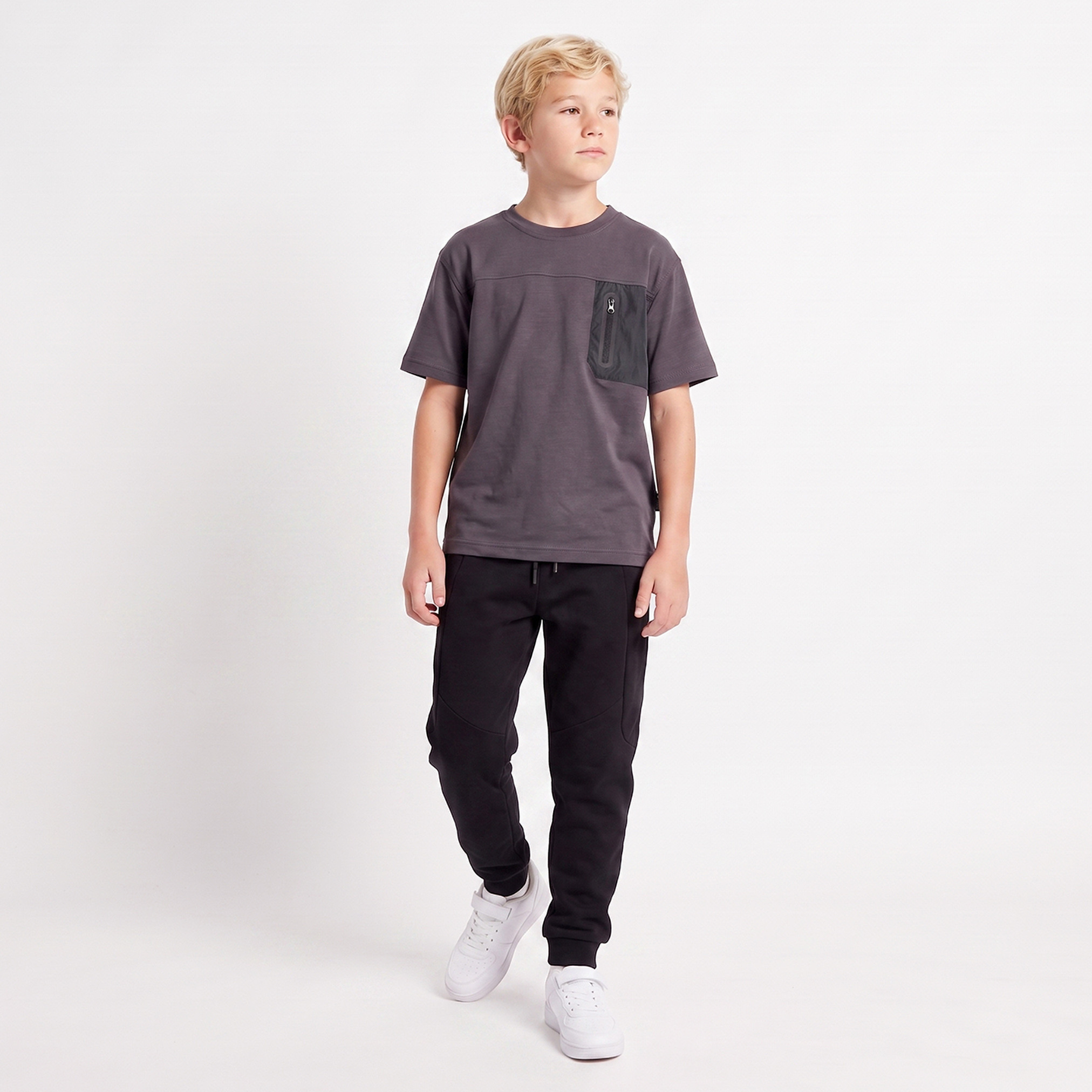 XYZ Crew Neck Short Sleeves T-shirt with Zipper Pocket-boys-clothing-tshirtsandpolos-image-4