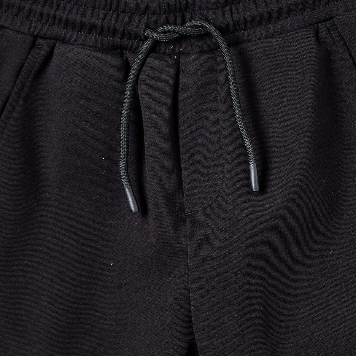 XYZ Knee Length Elasticated Drawstring Waist Cargo Shorts with Panelled Design-boys-clothing-bottoms-shorts-image-4