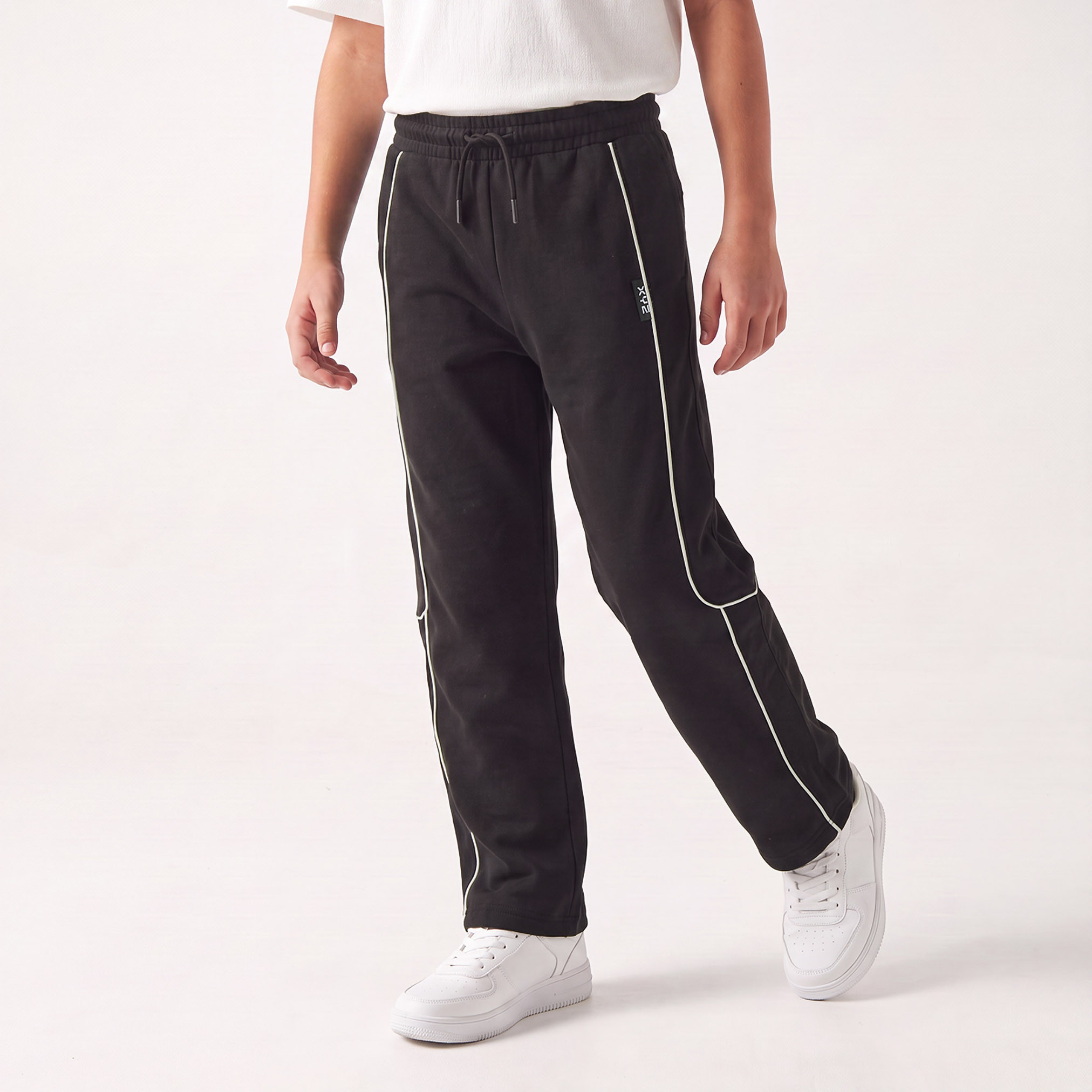 XYZ Elasticated Drawstring Waist Track Pants with Pockets-boys-clothing-bottoms-joggersandtrackpants-image-1