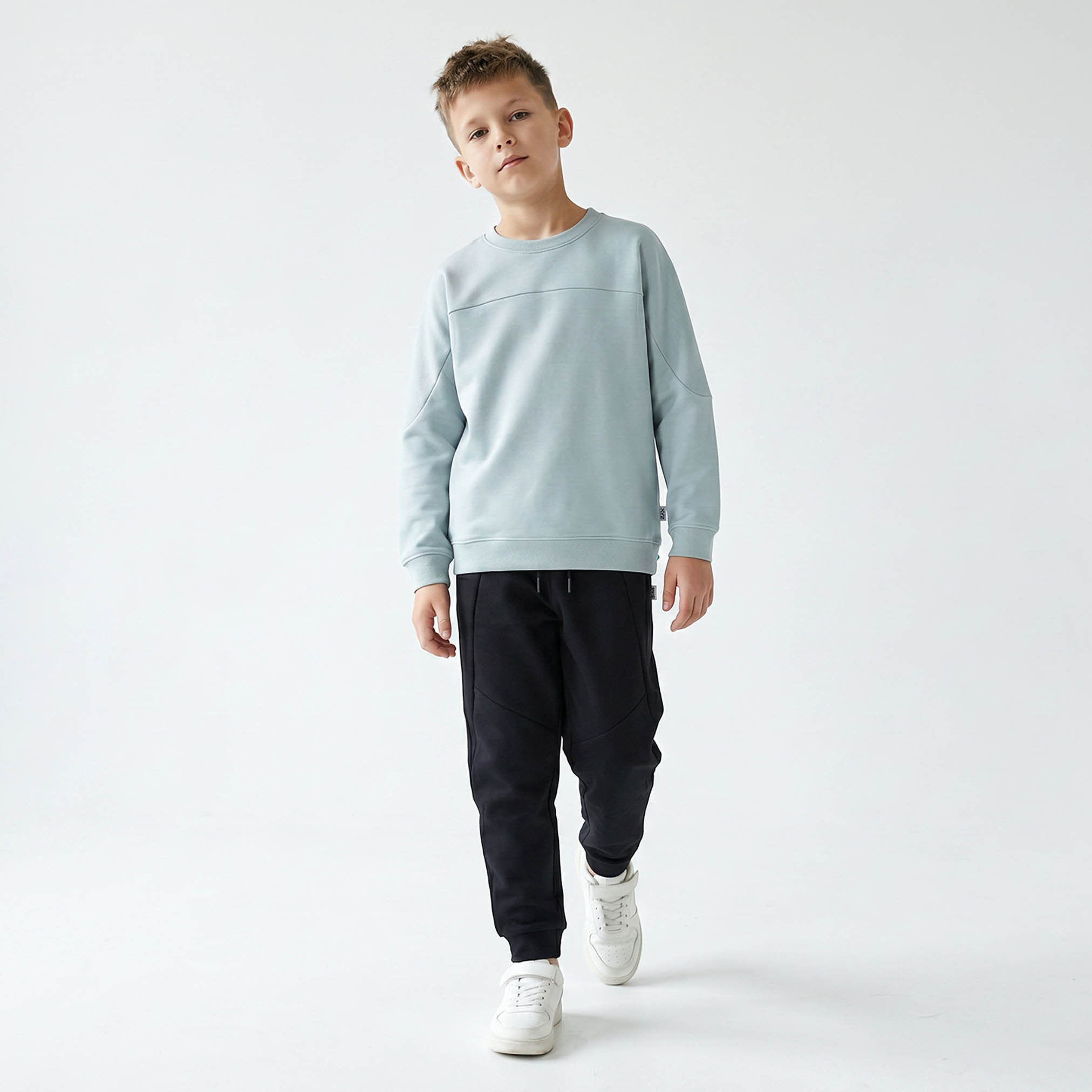 سويت شيرت بتصميم ألواح وأكمام طويلة من جونيورز-boys-clothing-winterwear-sweatshirts-image-2