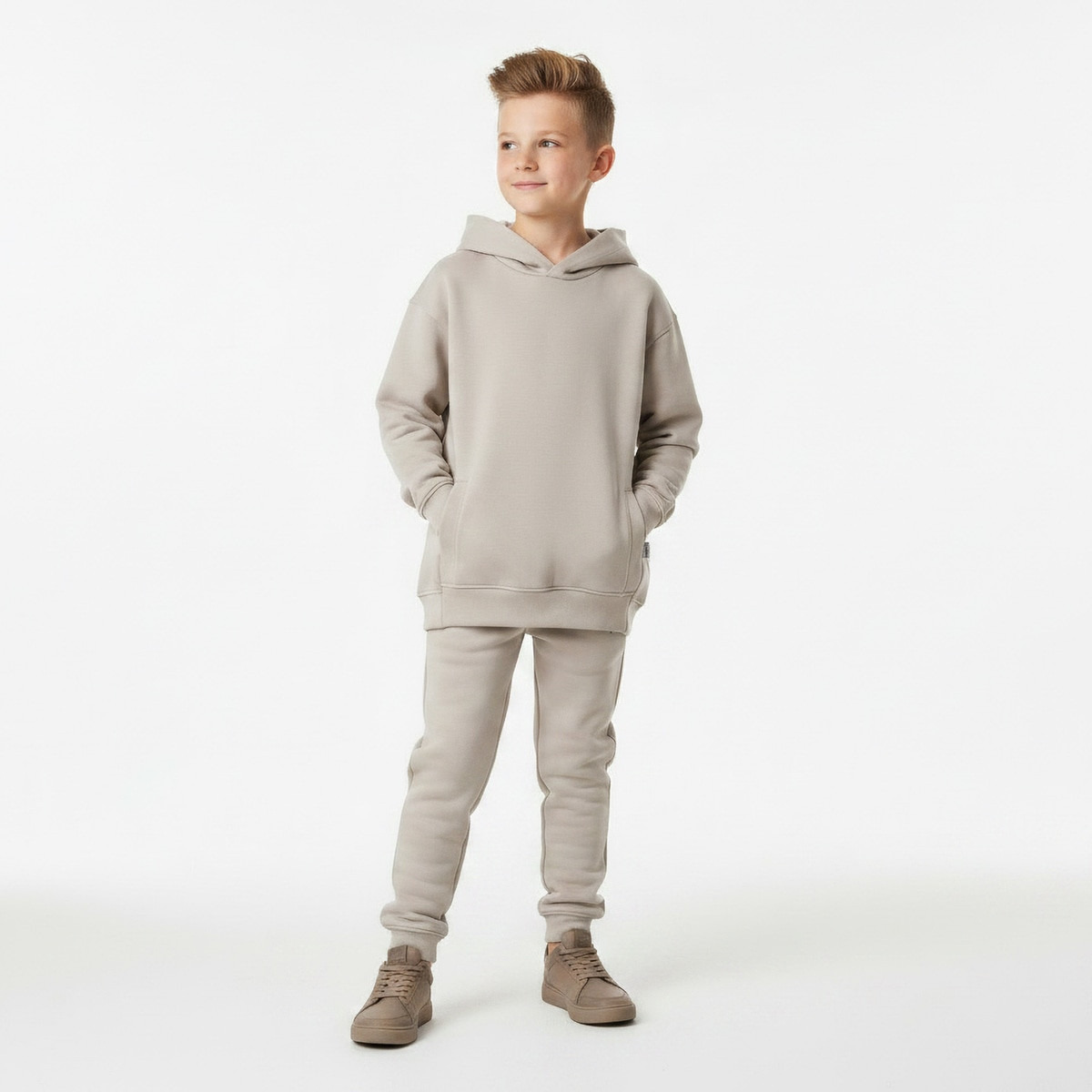 XYZ Hooded Long Sleeves Sweatshirt and Joggers Set with Pockets-boys-clothing-setsandcoords-image-7