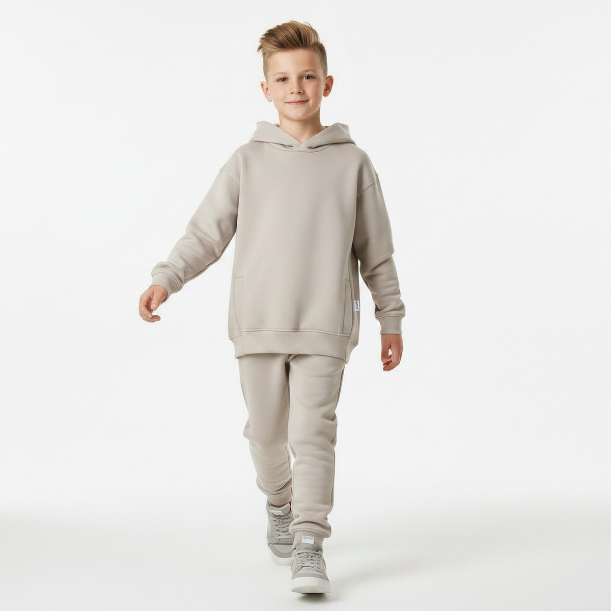 XYZ Hooded Long Sleeves Sweatshirt and Joggers Set with Pockets-boys-clothing-setsandcoords-image-8