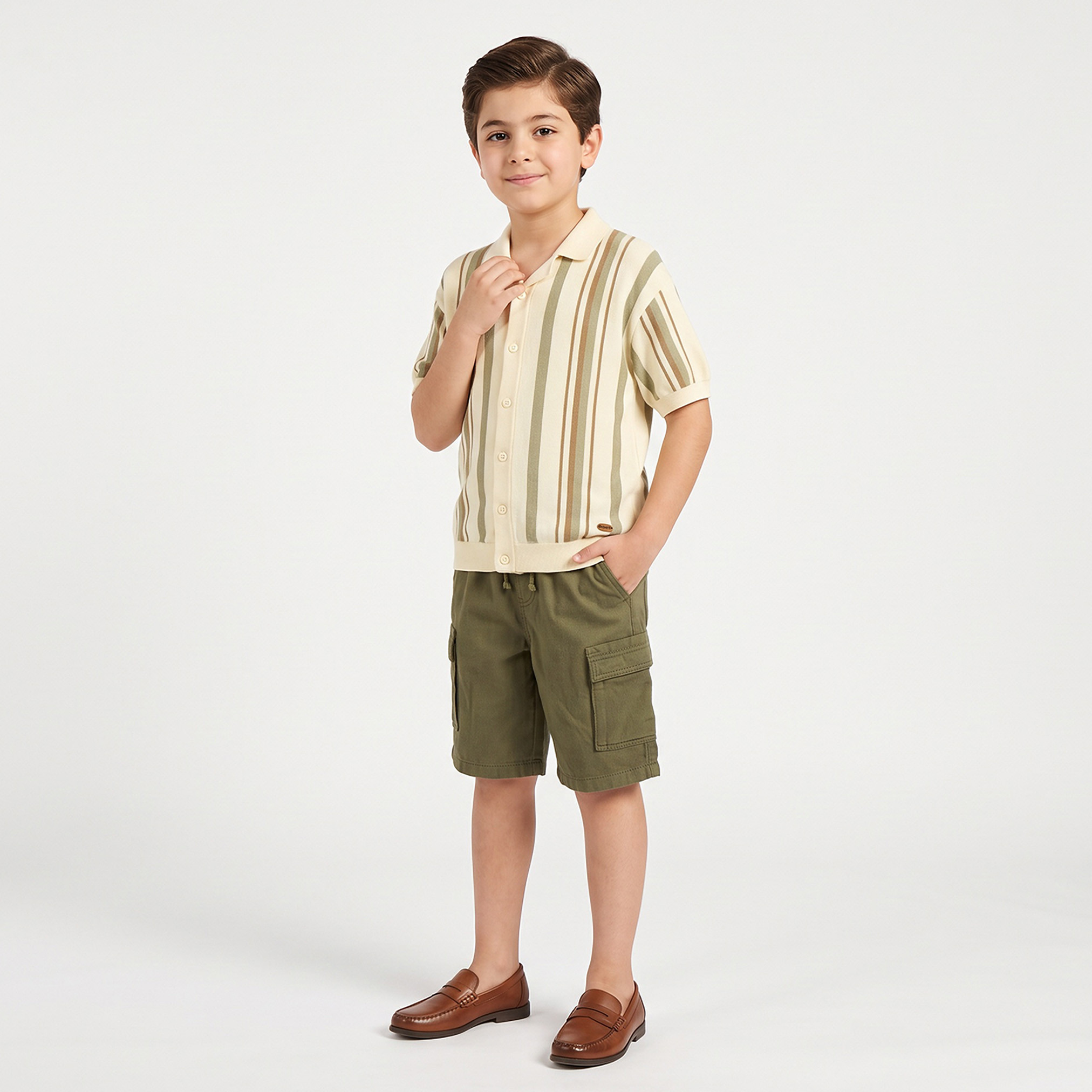 قميص بأكمام قصيرة وخطوط من إليجو-boys-clothing-shirts-image-6