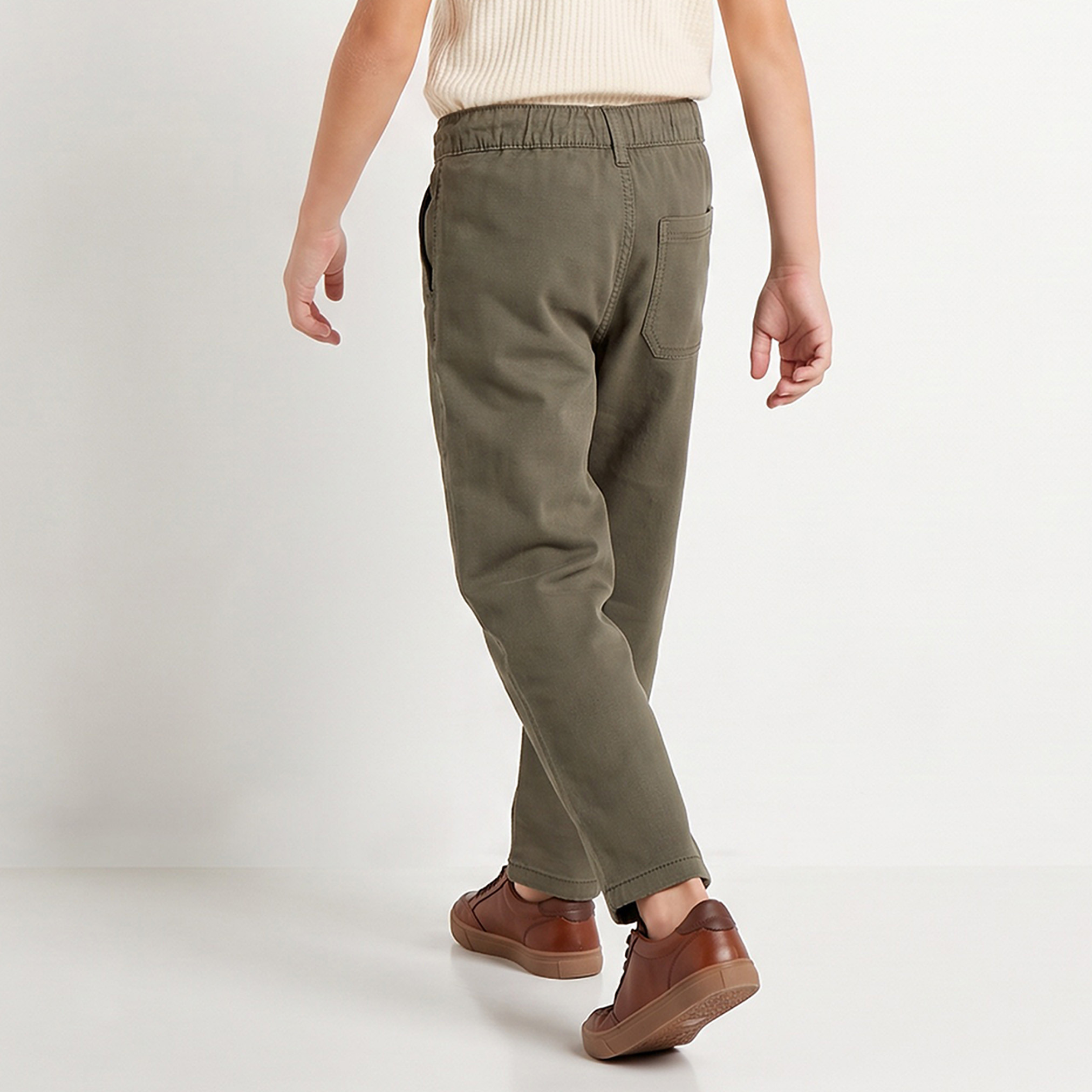 بنطلون بجيوب وخصر مطاطي برباط من إليجو-boys-clothing-bottoms-trousers-image-2