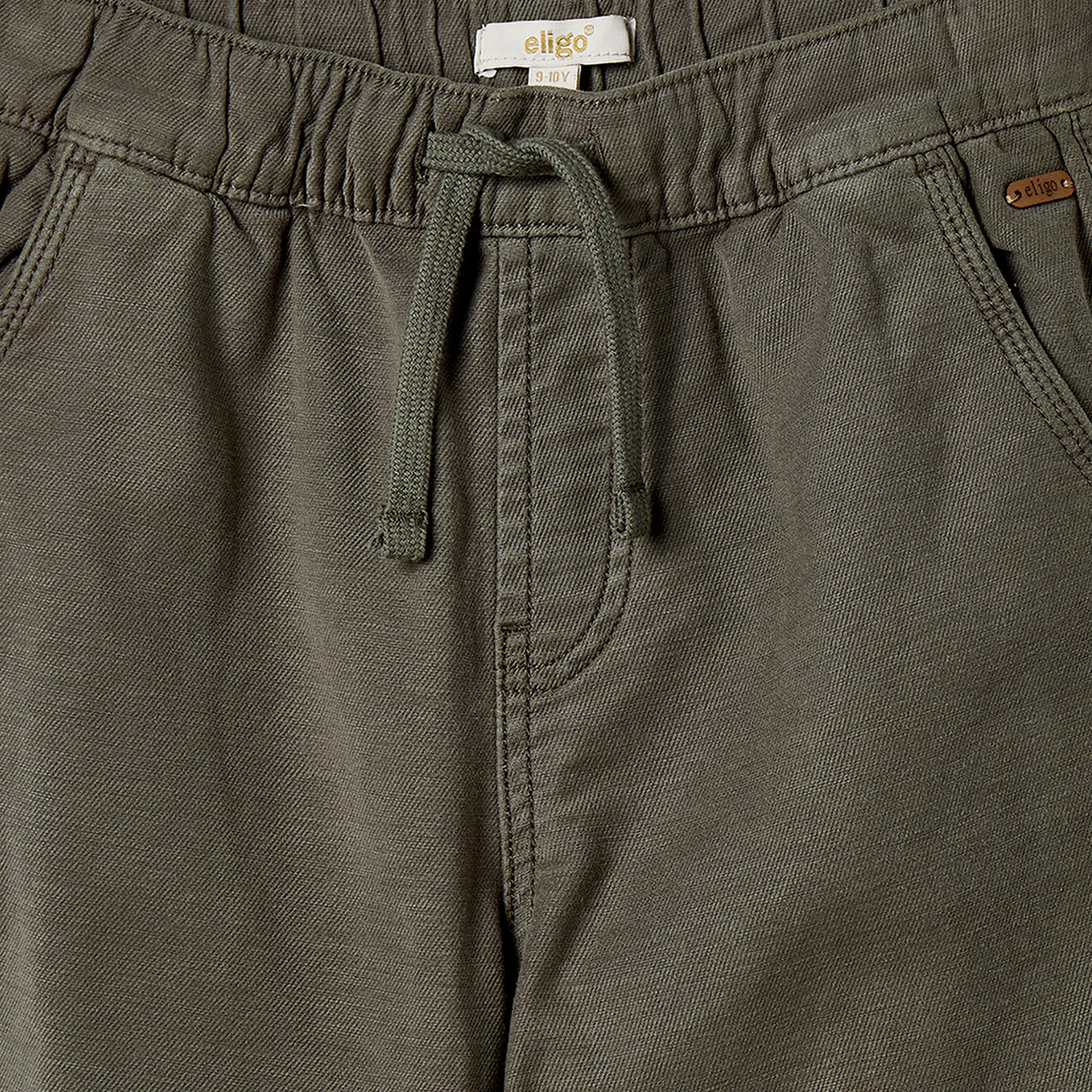 بنطلون بجيوب وخصر مطاطي برباط من إليجو-boys-clothing-bottoms-trousers-image-4