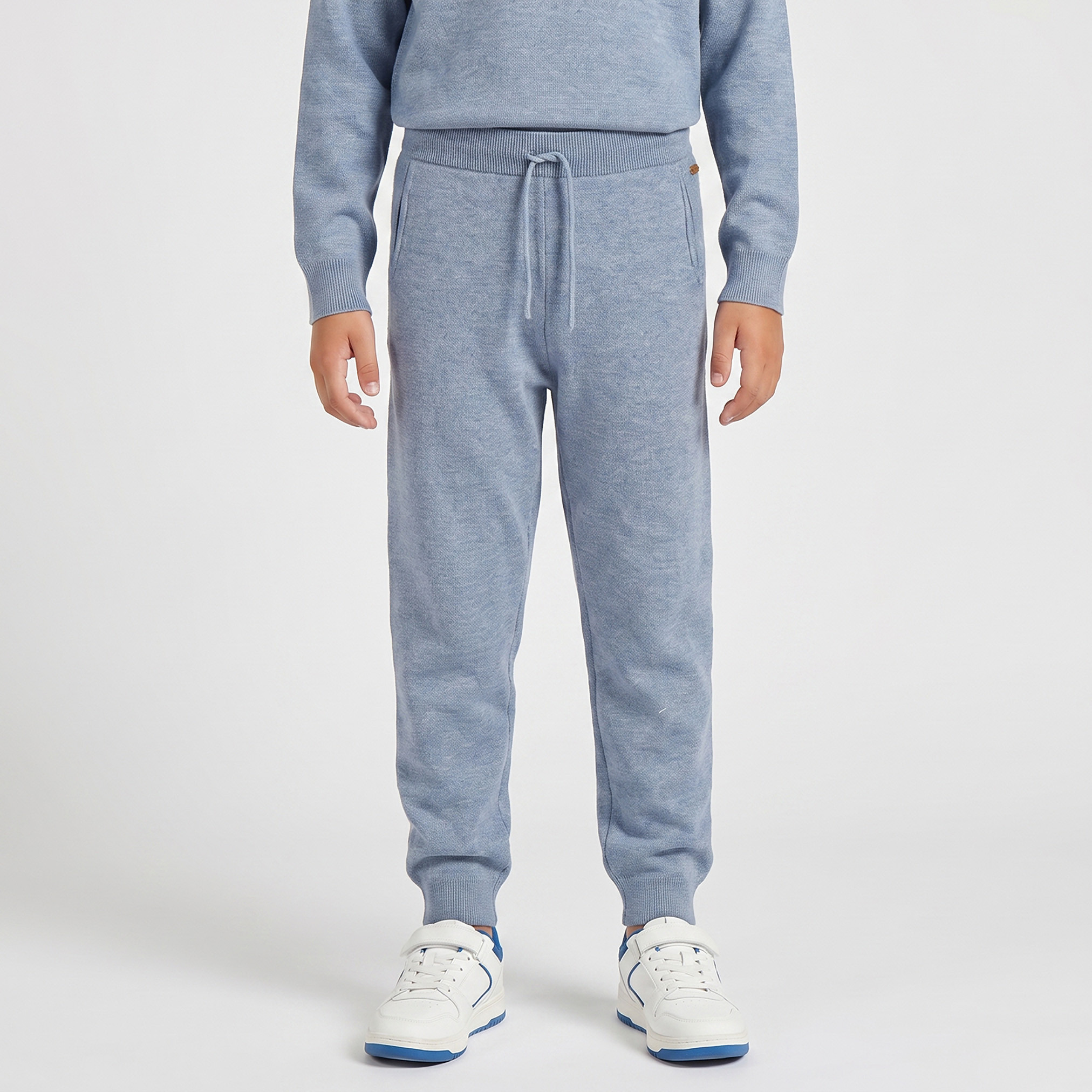 Eligo High Neck Long Sleeves Sweatshirt and Joggers Set with Contrast Design-boys-clothing-setsandcoords-image-4