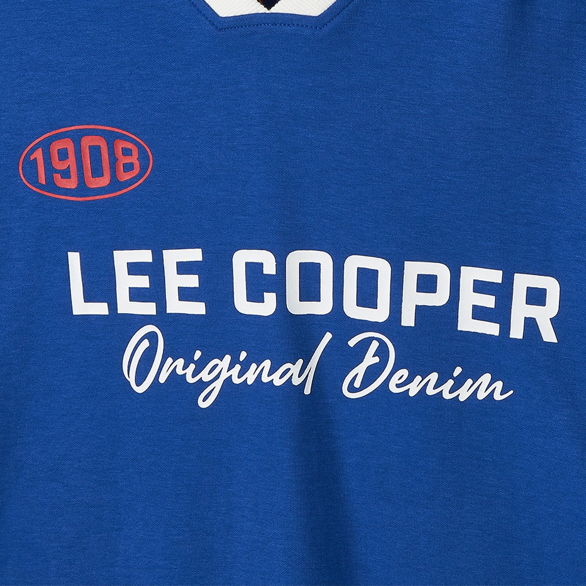 Lee Cooper V-neck Short Sleeves T-shirt with Logo Print-boys-clothing-tshirtsandpolos-image-4