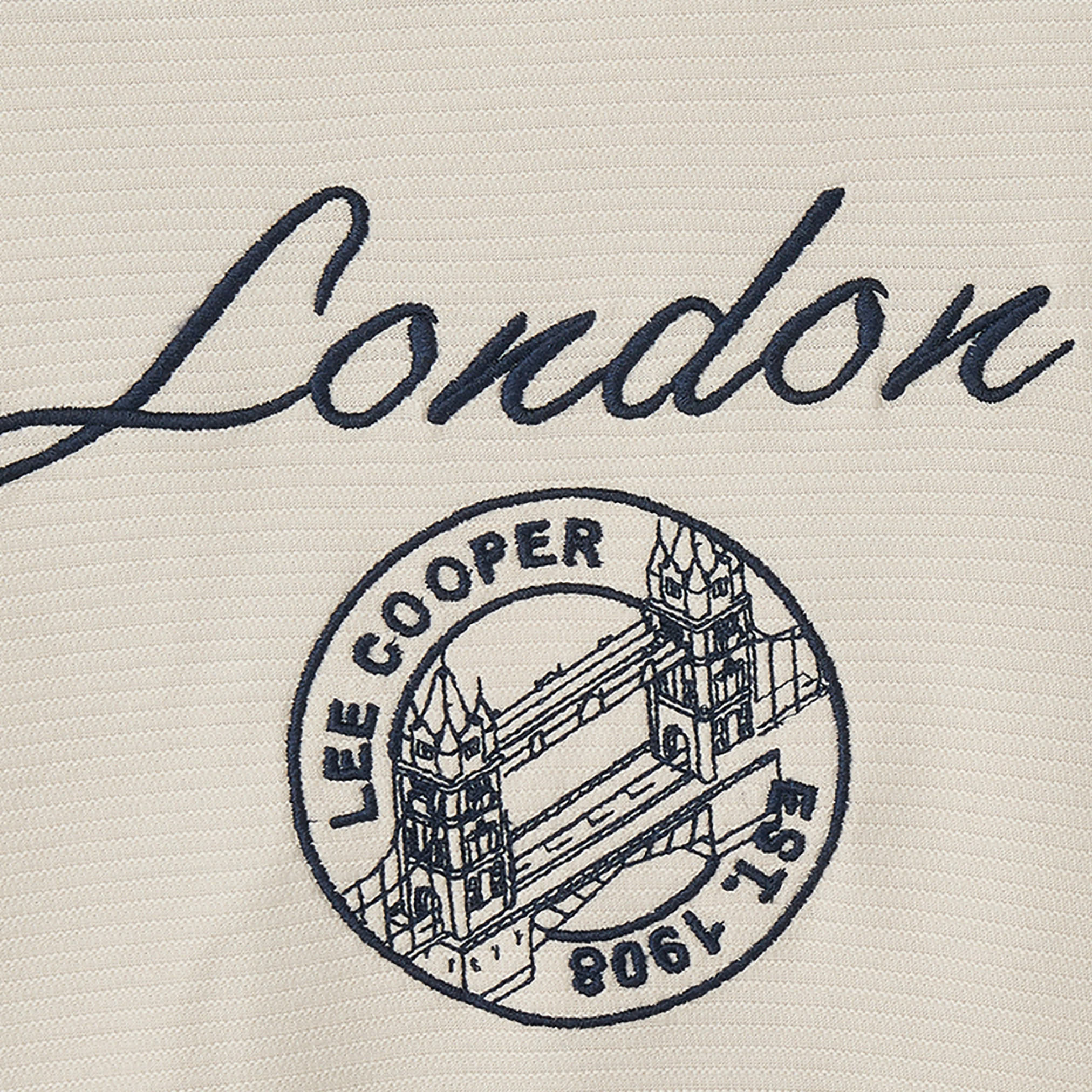 Lee Cooper V-Neck Short Sleeves T-shirt with London Embroidery-boys-clothing-tshirtsandpolos-image-5