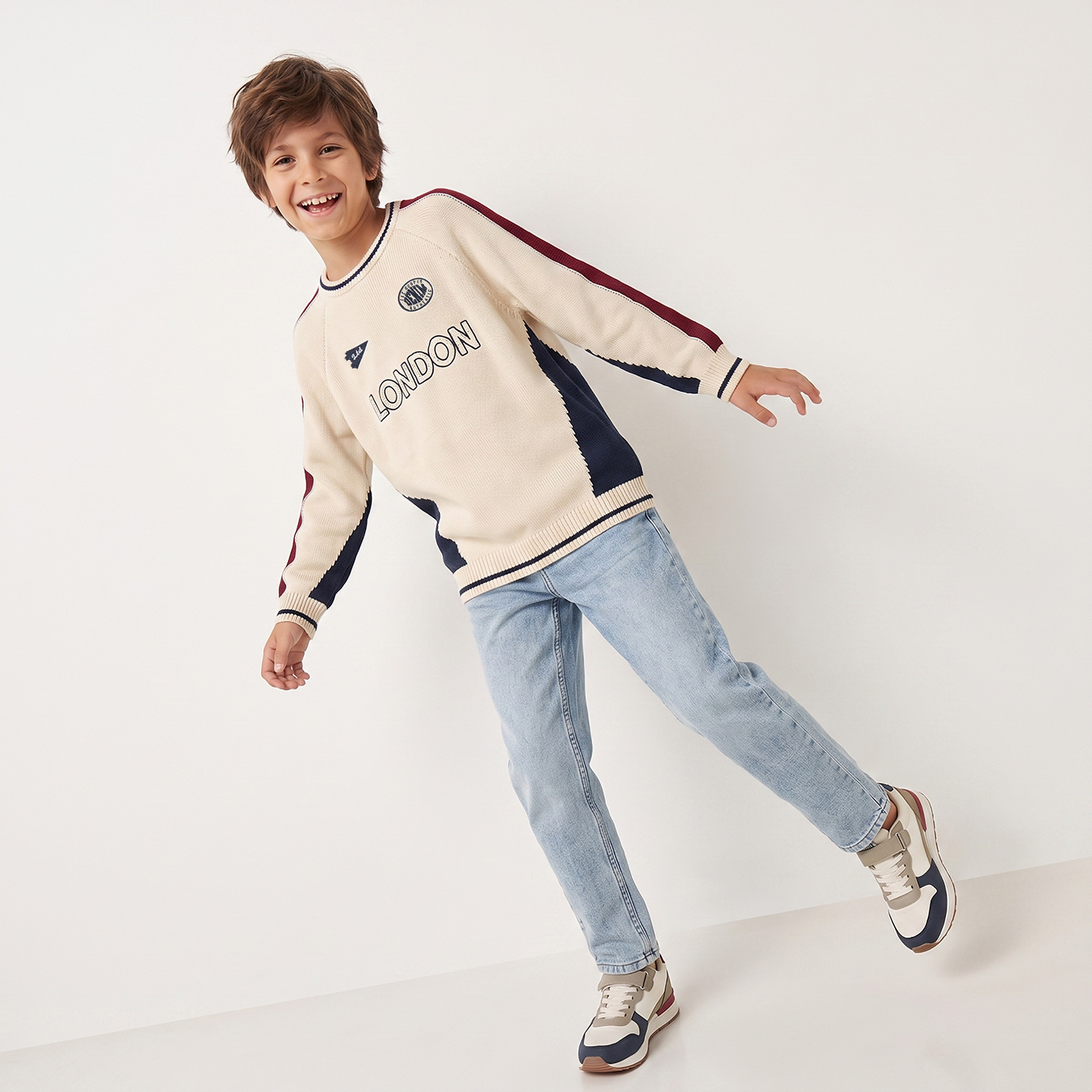سويت شيرت مطرز بأكمام طويلة من لي كوبر-boys-clothing-jumpersandcardigans-image-3