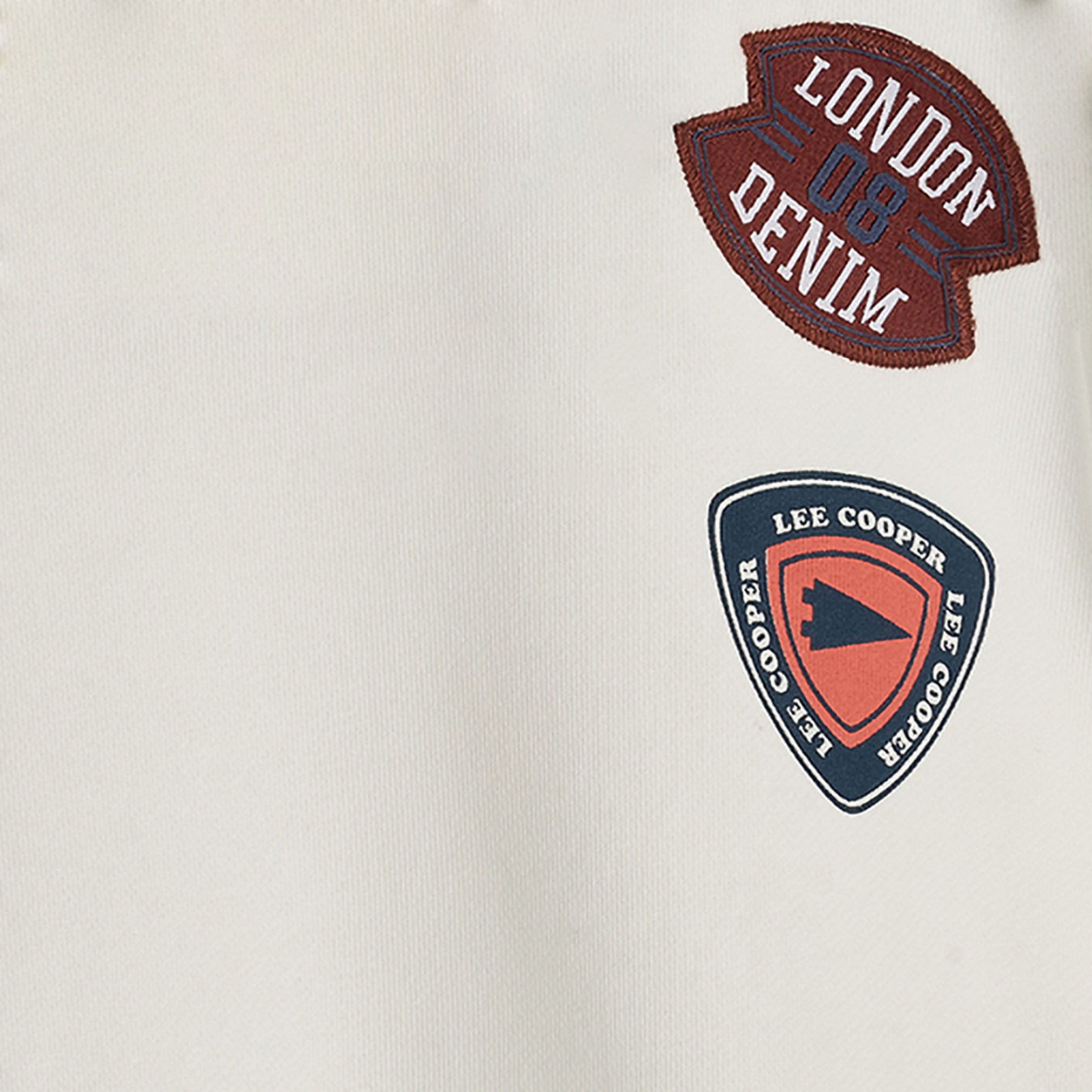 Lee Cooper Badge Print Sweatshirt with Long Sleeves-boys-clothing-sweatshirts-image-3