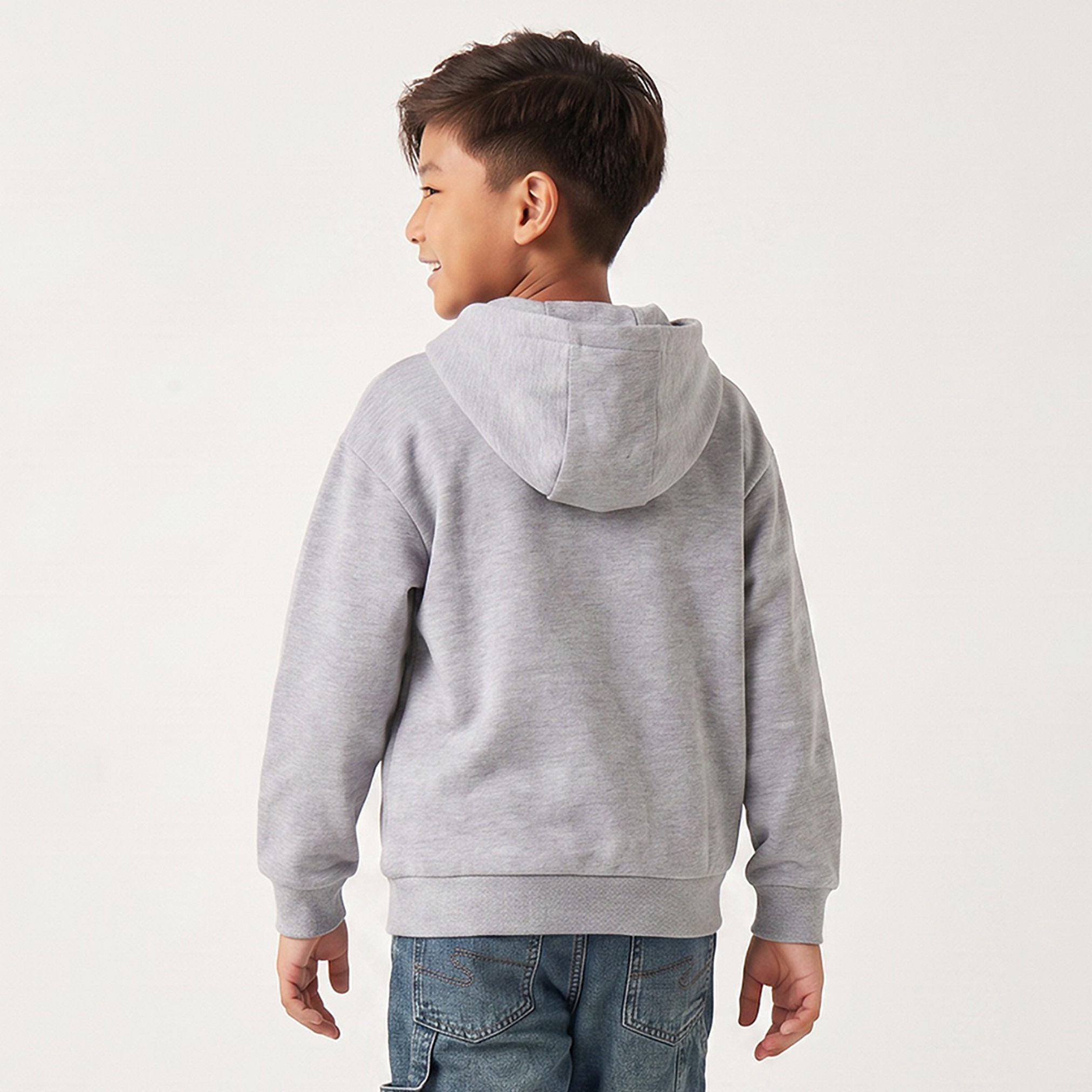 سويت شيرت بقبعة وطبعات شعار من لي كوبر-boys-clothing-winterwear-sweatshirts-image-2