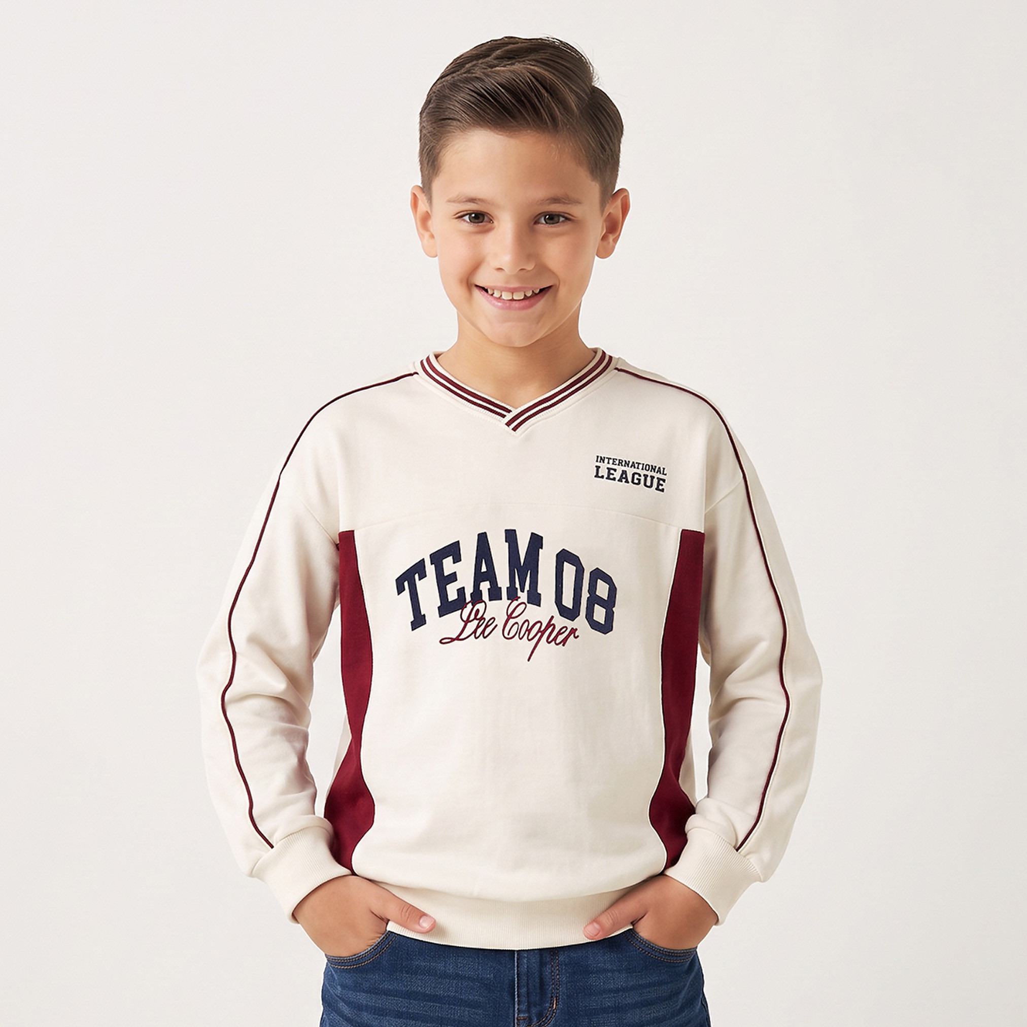 سويت شيرت بأكمام طويلة وطبعات فارسيتي من لي كوبر-boys-clothing-winterwear-sweatshirts-image-1