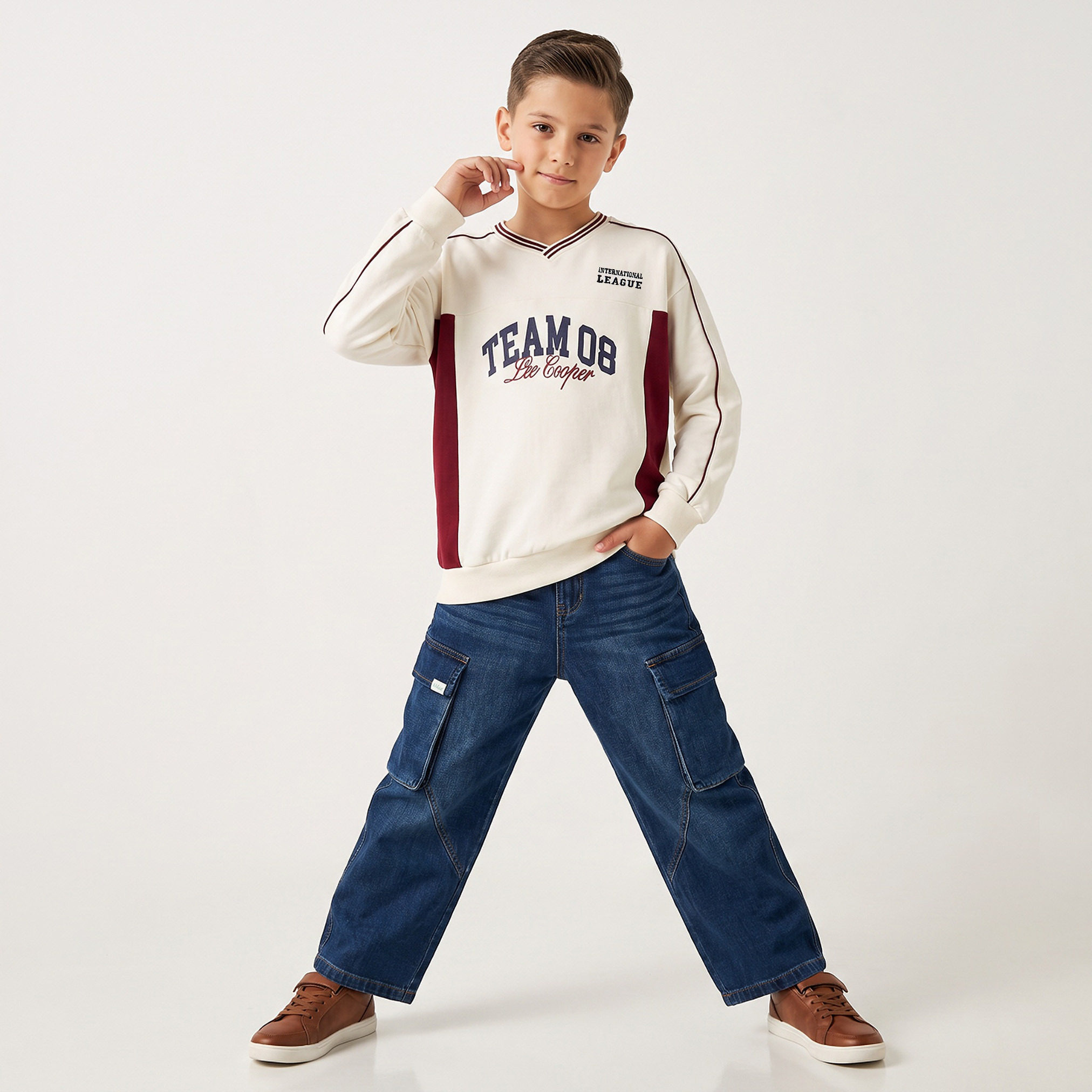 سويت شيرت بأكمام طويلة وطبعات فارسيتي من لي كوبر-boys-clothing-winterwear-sweatshirts-image-3