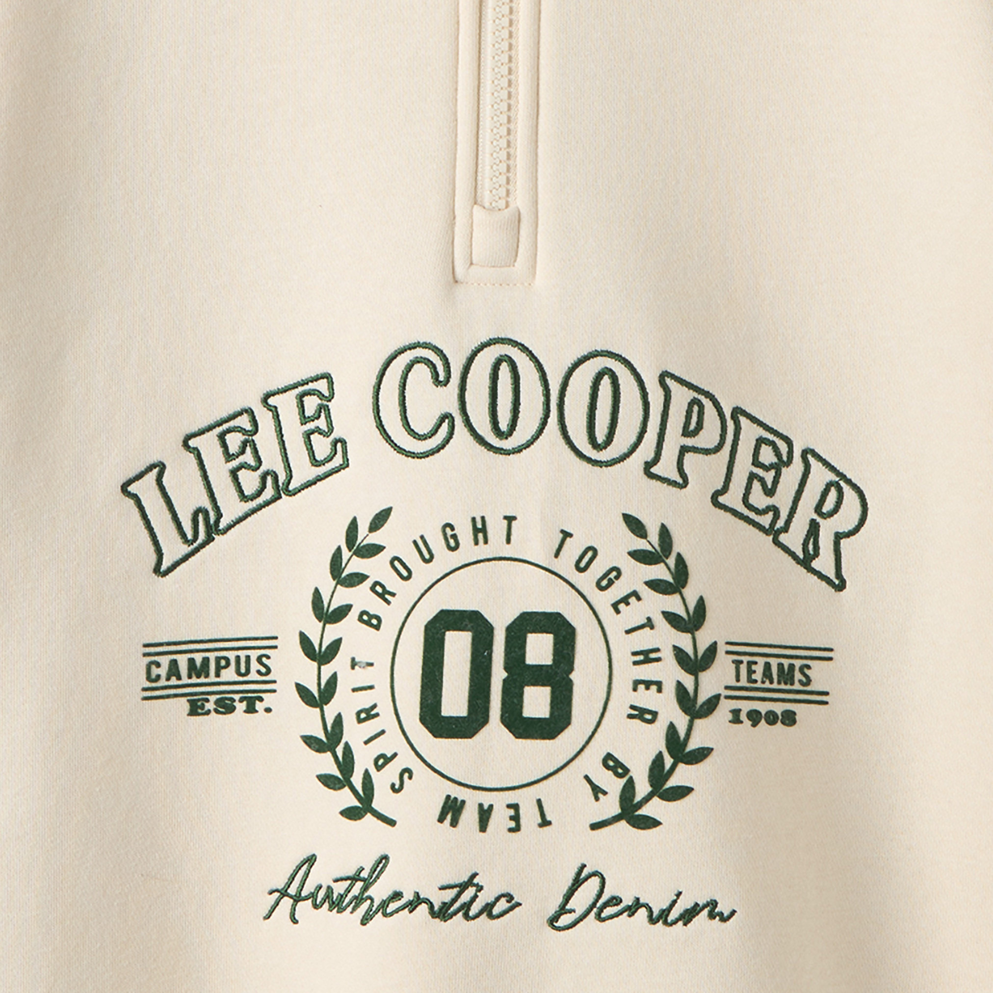Lee Cooper Collared Sweatshirt with Long Sleeves-boys-clothing-sweatshirts-image-4