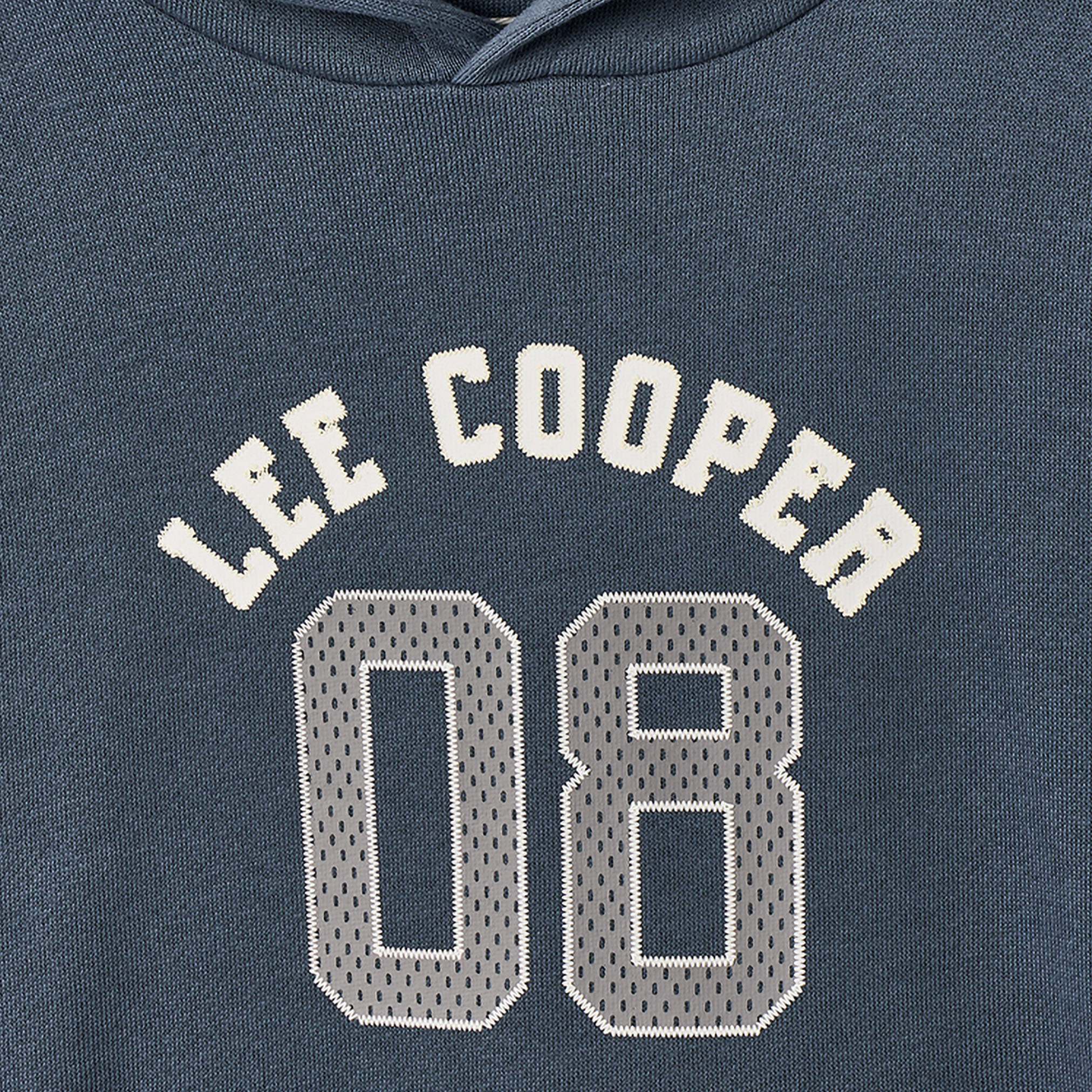 Lee Cooper Hooded Neck Long Sleeves Sweatshirt and Pants Set with Logo Print-boys-clothing-setsandcoords-image-5
