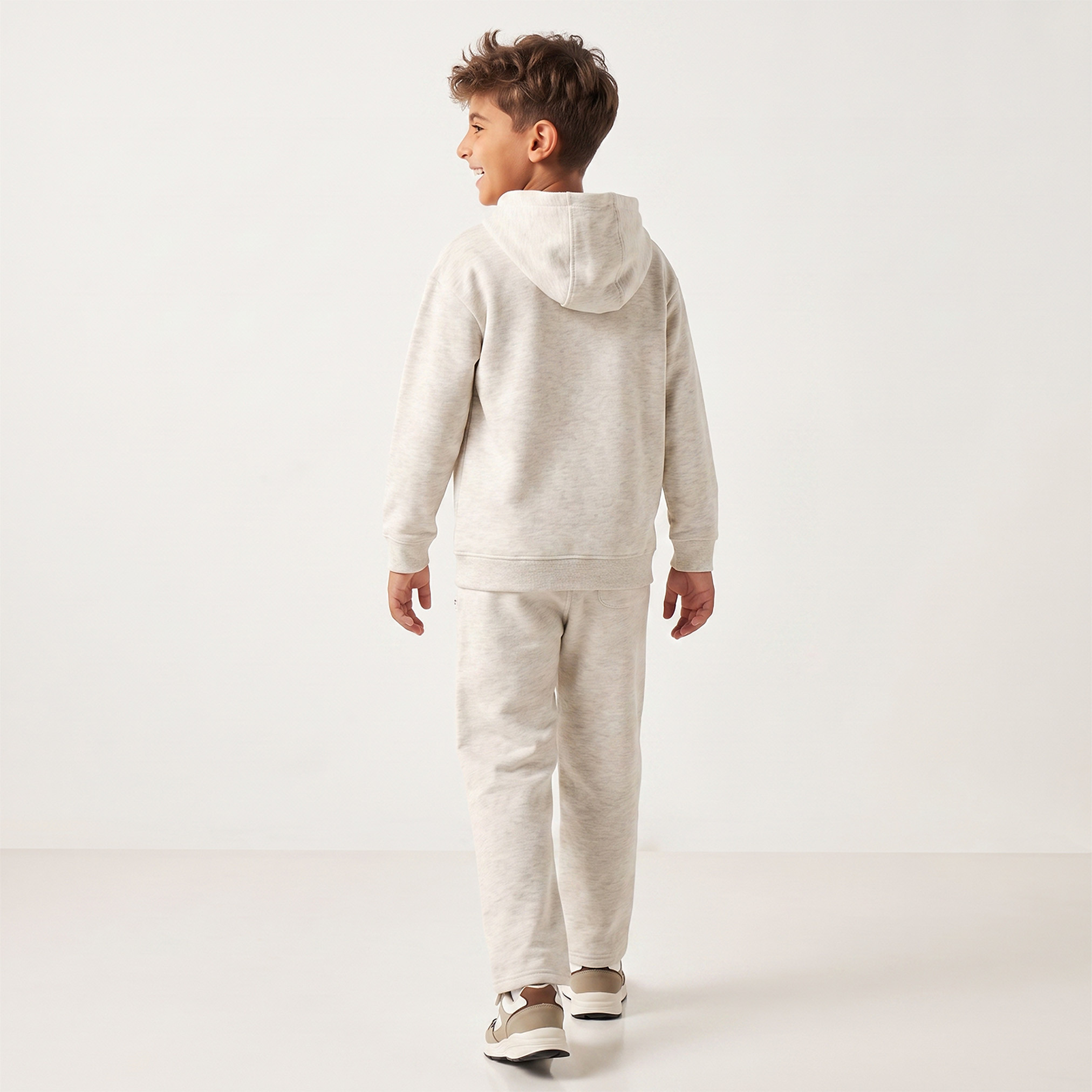 Lee Cooper Hooded Long Sleeves Hoodie and Track Pants Set with Varsity Print-boys-clothing-setsandcoords-image-4