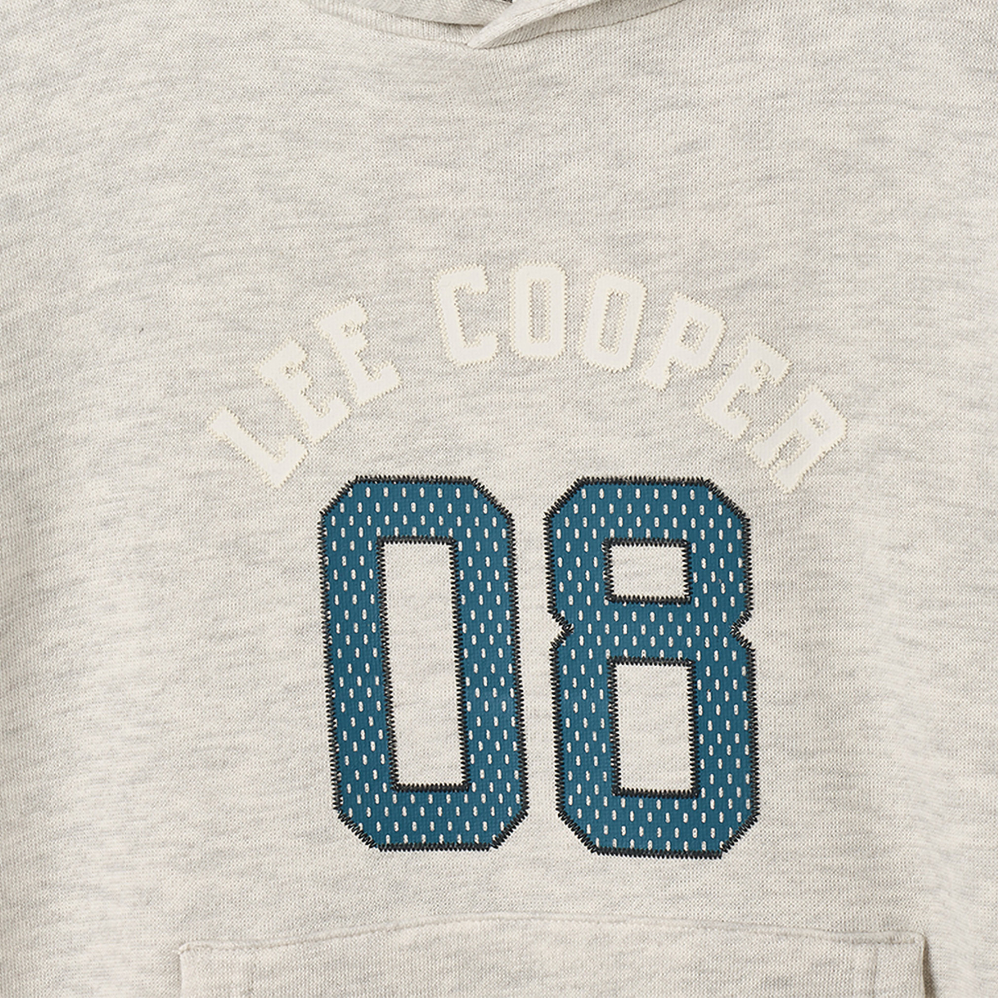 Lee Cooper Hooded Long Sleeves Hoodie and Track Pants Set with Varsity Print-boys-clothing-setsandcoords-image-5