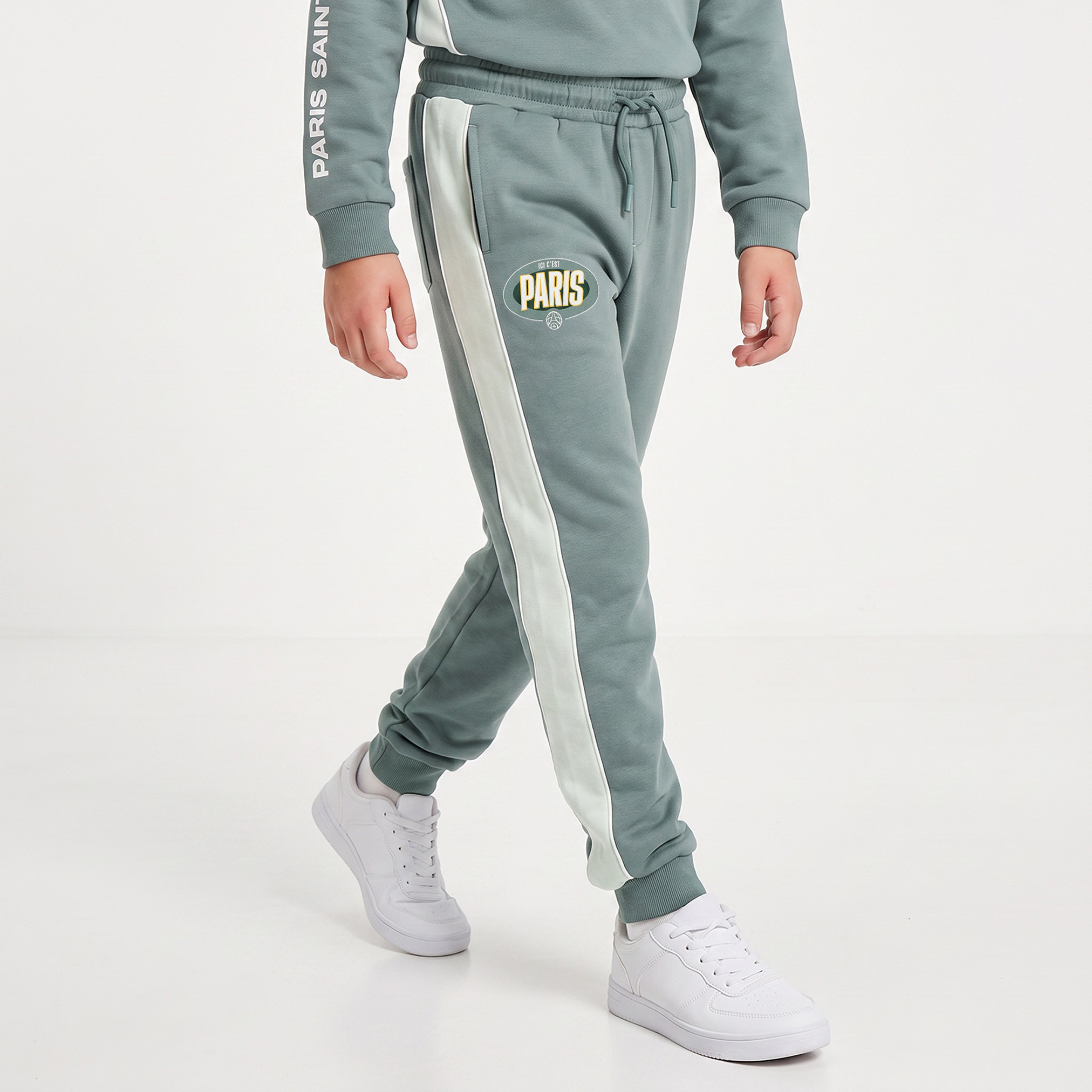 Paris Saint - Germain Hoodie Long Sleeves Sweatshirt and Joggers Set with Pocket-boys-clothing-setsandcoords-image-3