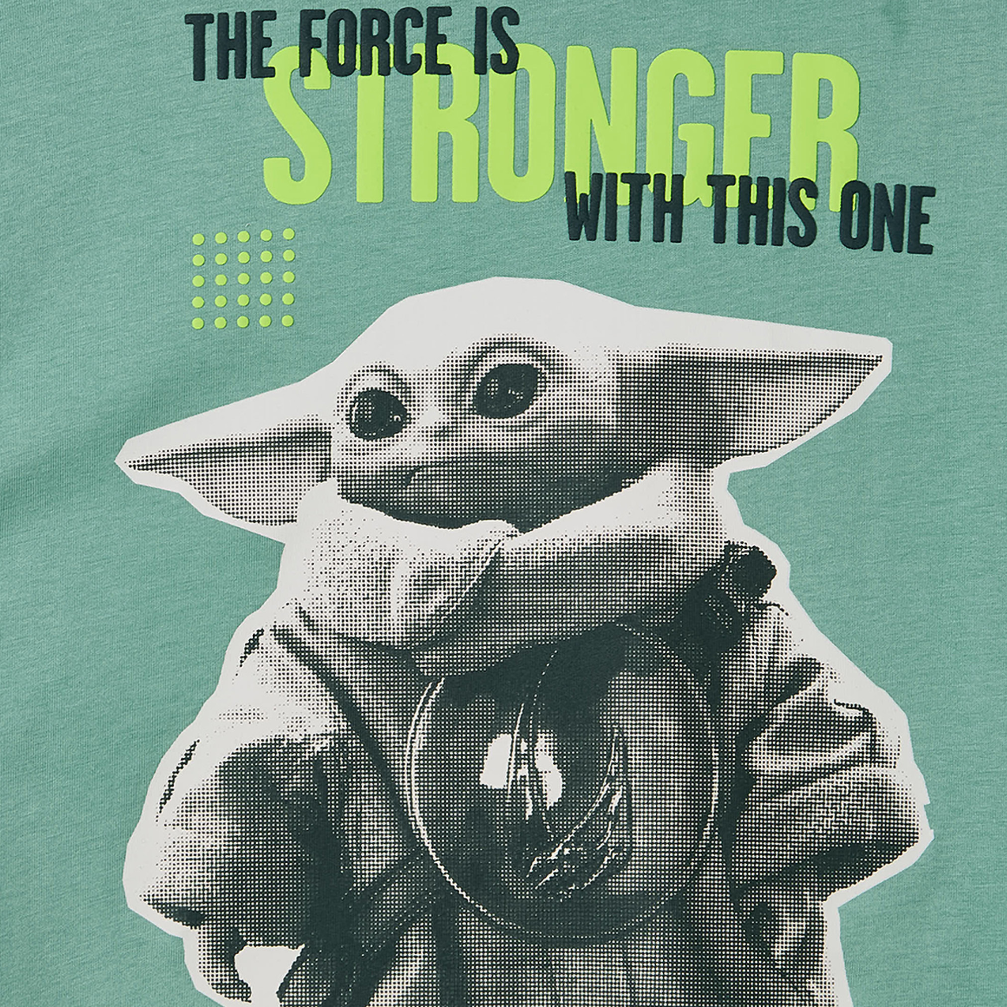 Disney Crew Neck Short Sleeves T-shirt with Grogu Print-boys-clothing-tshirtsandpolos-image-4