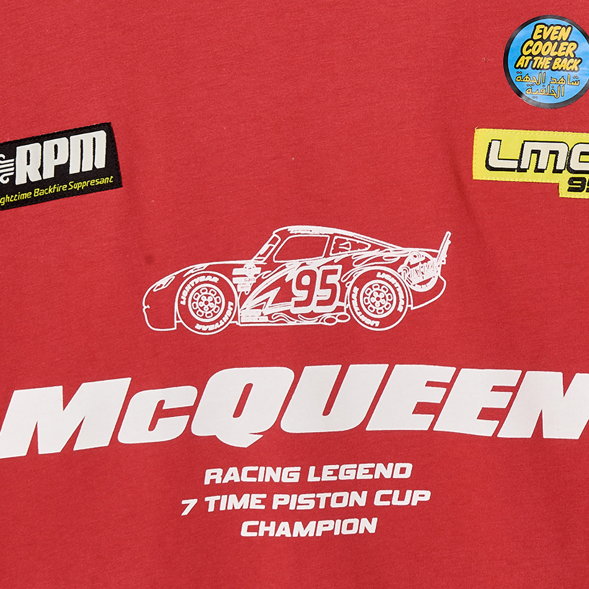 Disney Crew Neck Long Sleeves T-shirt with Lightning McQueen Print-boys-clothing-tshirtsandpolos-image-4