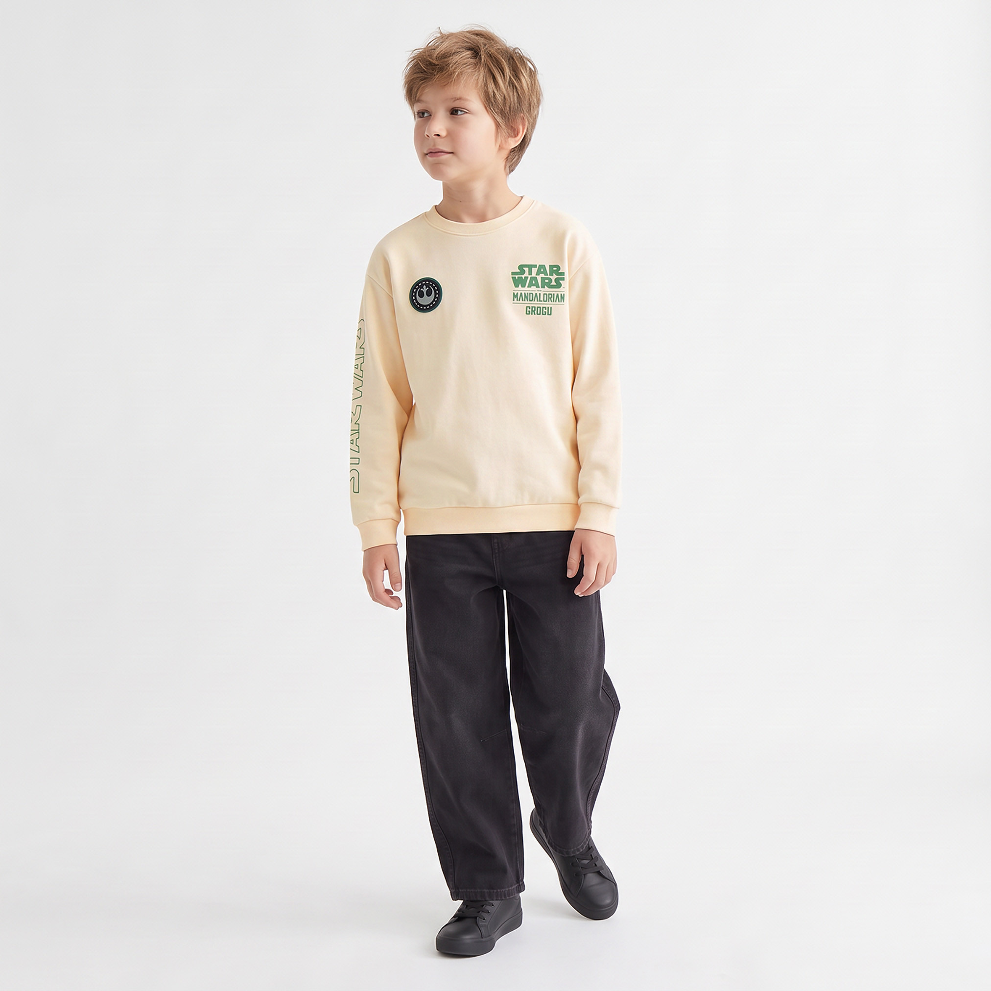 سويت شيرت بأكمام طويلة وطبعات ستار وورز من ديزني-boys-clothing-winterwear-sweatshirts-image-5