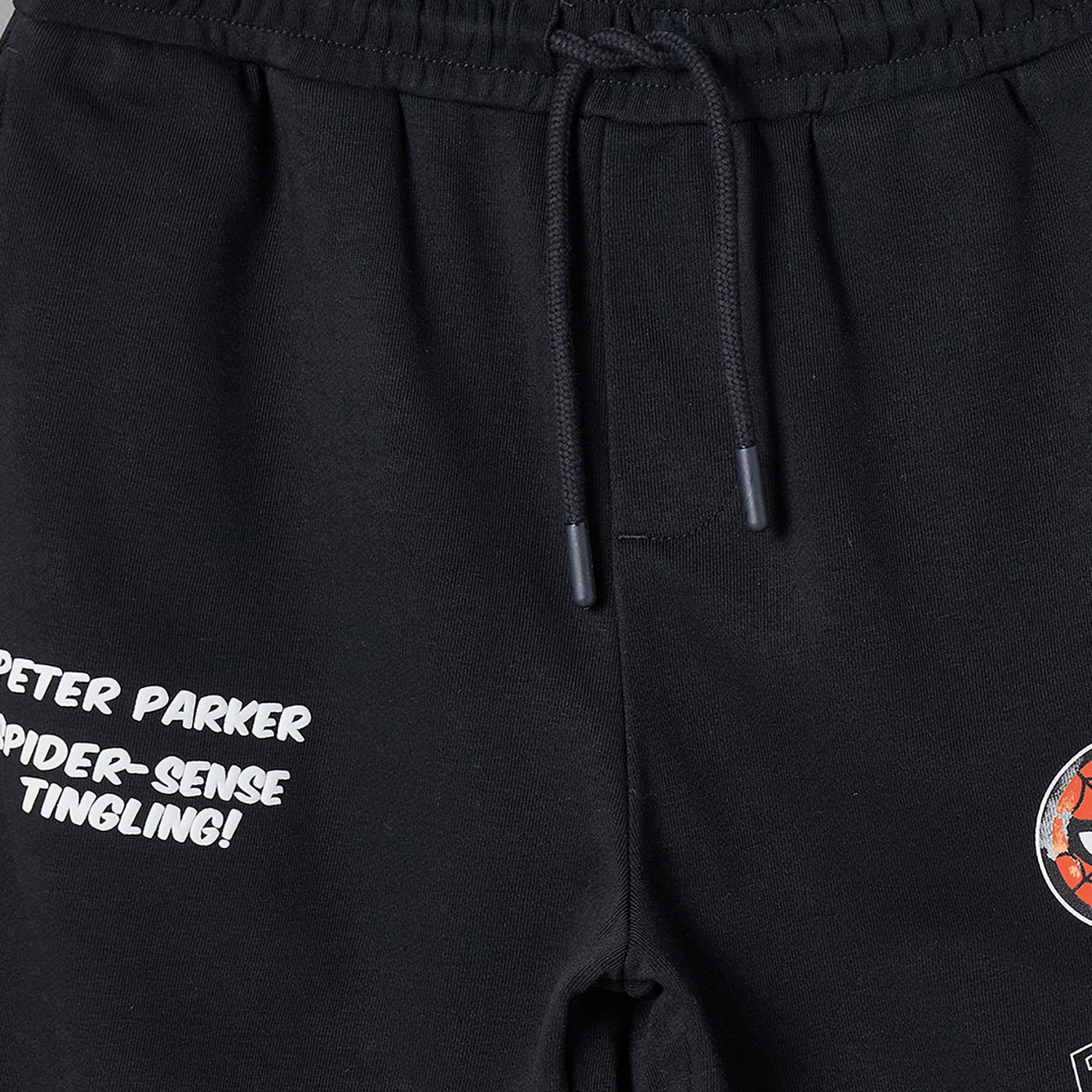 Drawstring Waist Joggers with Spider-Man Print-boys-clothing-bottoms-joggersandtrackpants-image-5