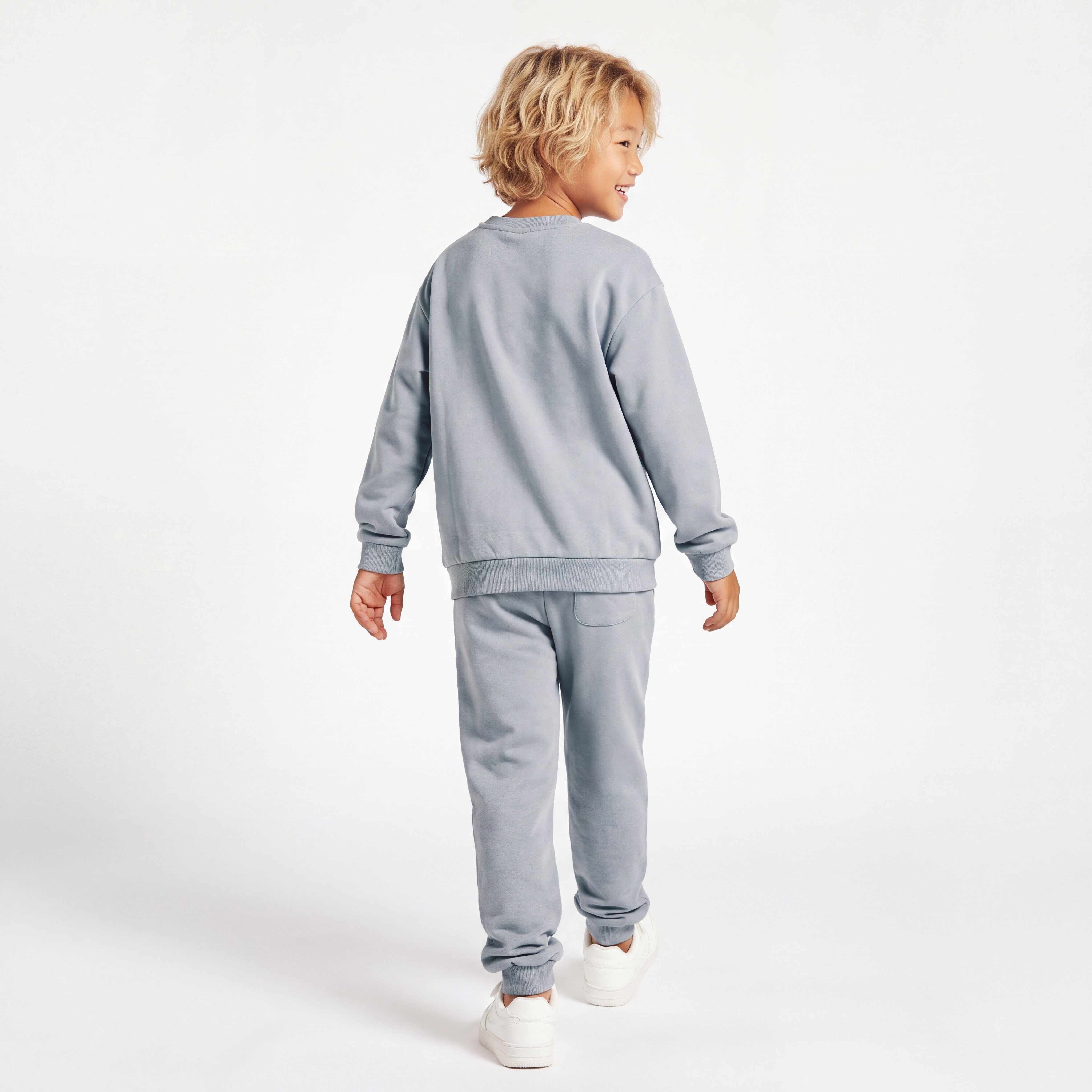 Crew Neck Long Sleeves Sweatshirt and Joggers Set with Spider-Man Print-boys-clothing-setsandcoords-image-4