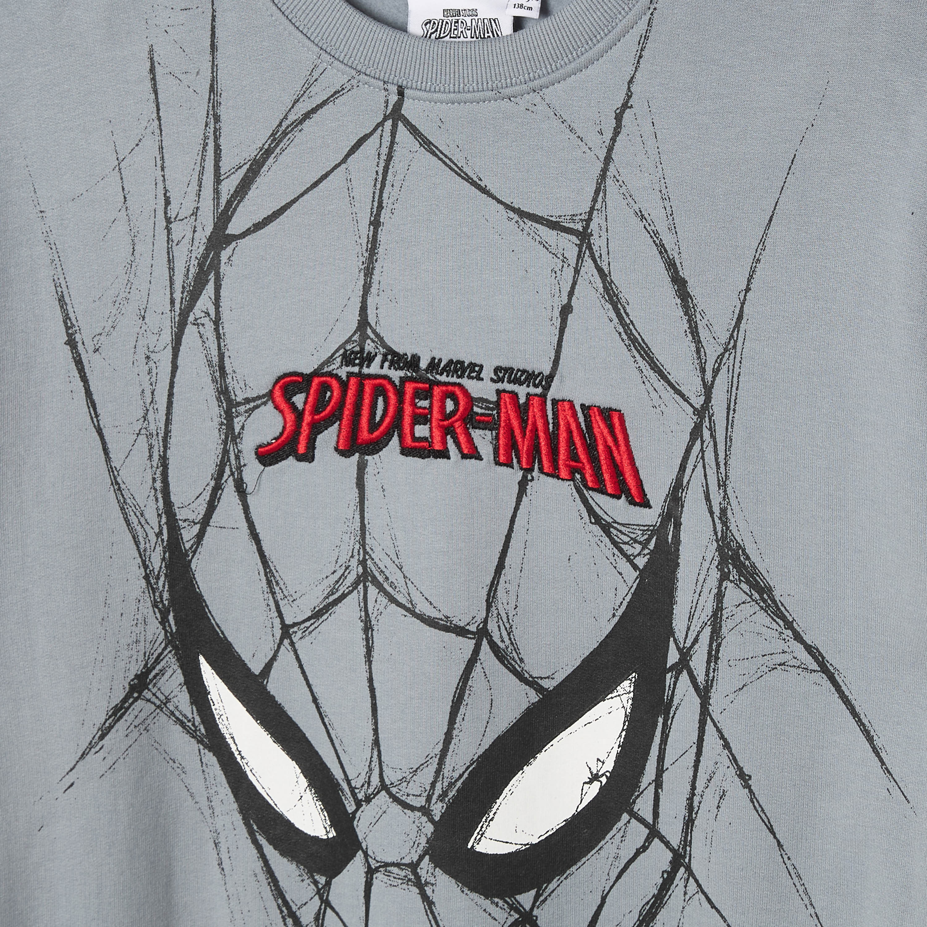 Crew Neck Long Sleeves Sweatshirt and Joggers Set with Spider-Man Print-boys-clothing-setsandcoords-image-5