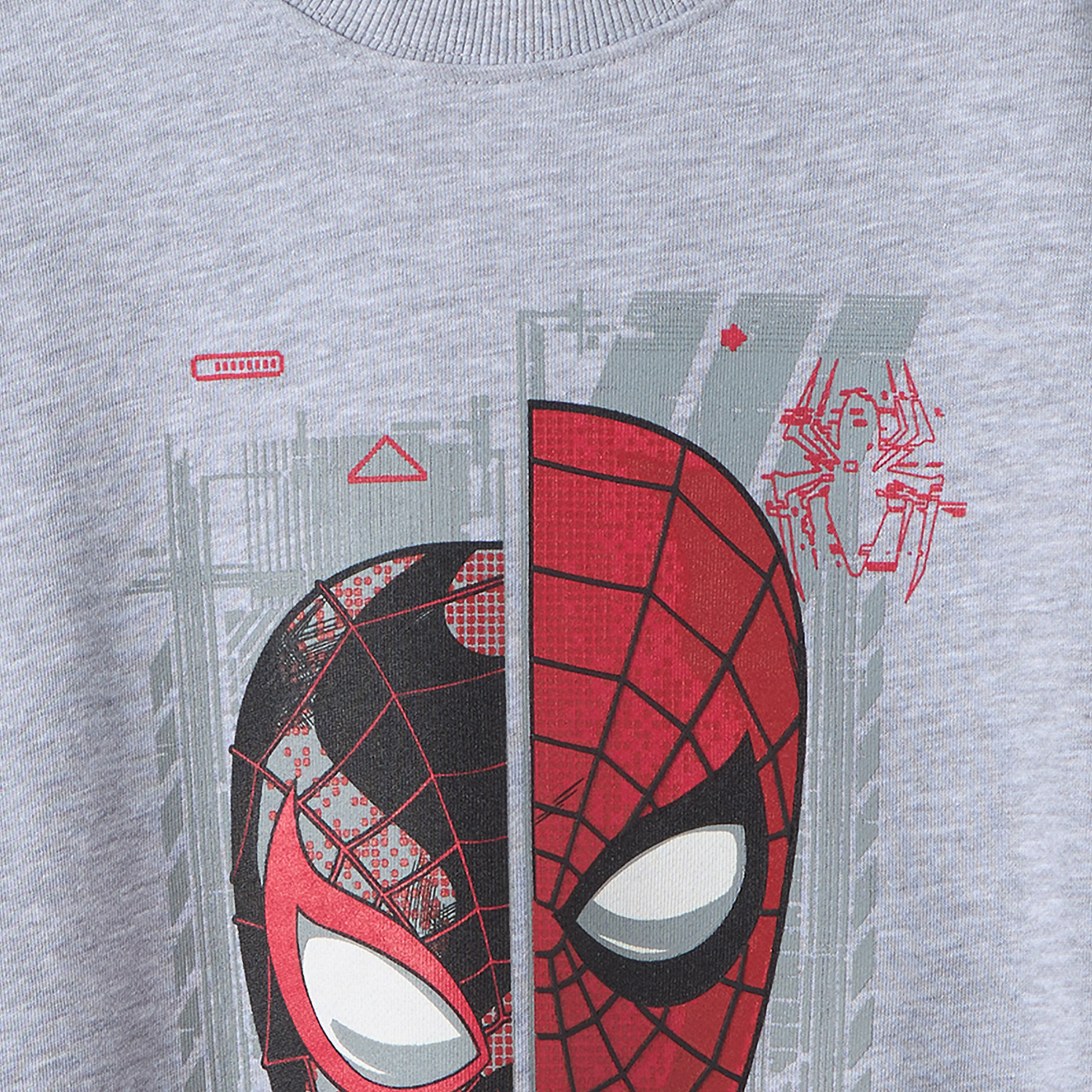 Crew Neck Long Sleeves Sweatshirt and Joggers Set with Spider-Man Print-boys-clothing-setsandcoords-image-5