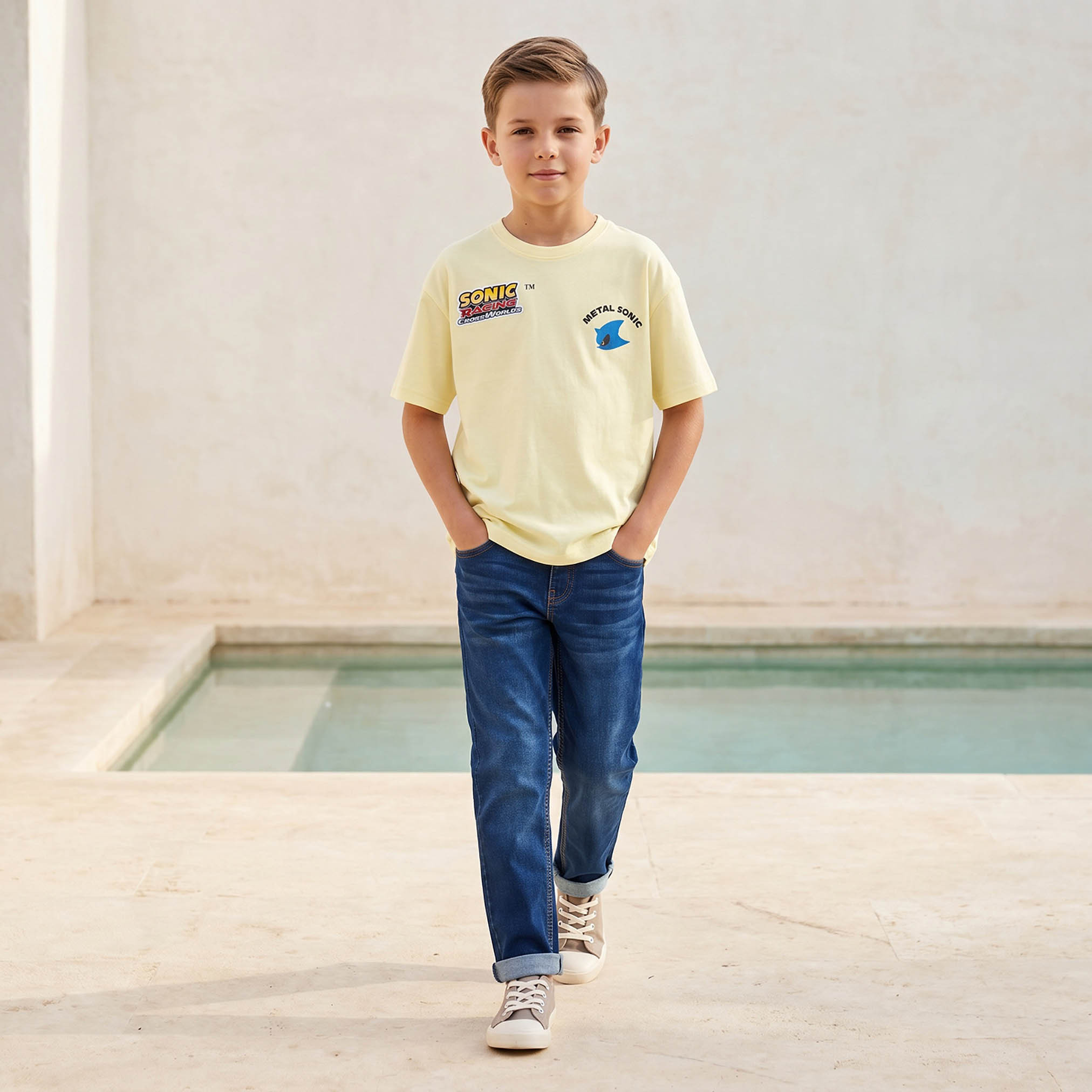 تيشيرت بياقة ضيقة وأكمام قصيرة وطبعات-boys-clothing-tshirtsandpolos-image-2