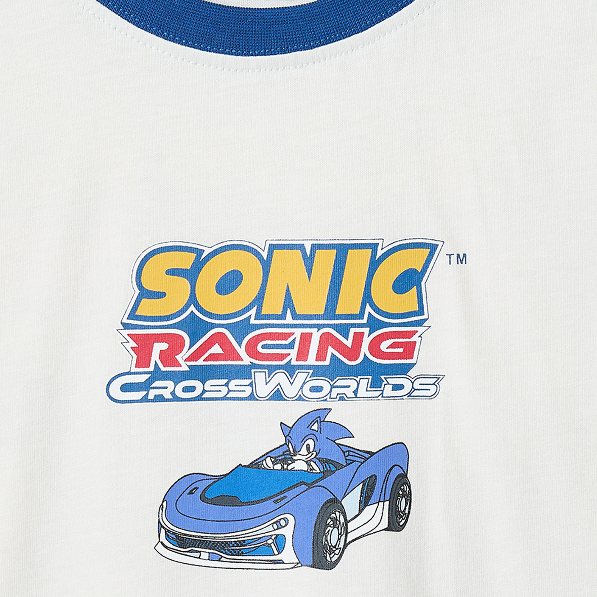 Crew Neck Short Sleeves T-shirt and Shorts Set with Sonic the Hedgehog Print-boys-clothing-setsandcoords-image-5