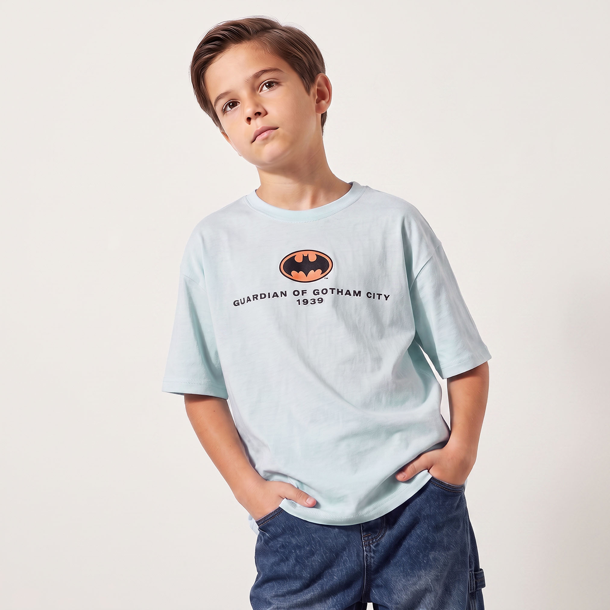 تيشيرت بياقة ضيقة وأكمام قصيرة وطبعات-boys-clothing-tshirtsandpolos-image-5