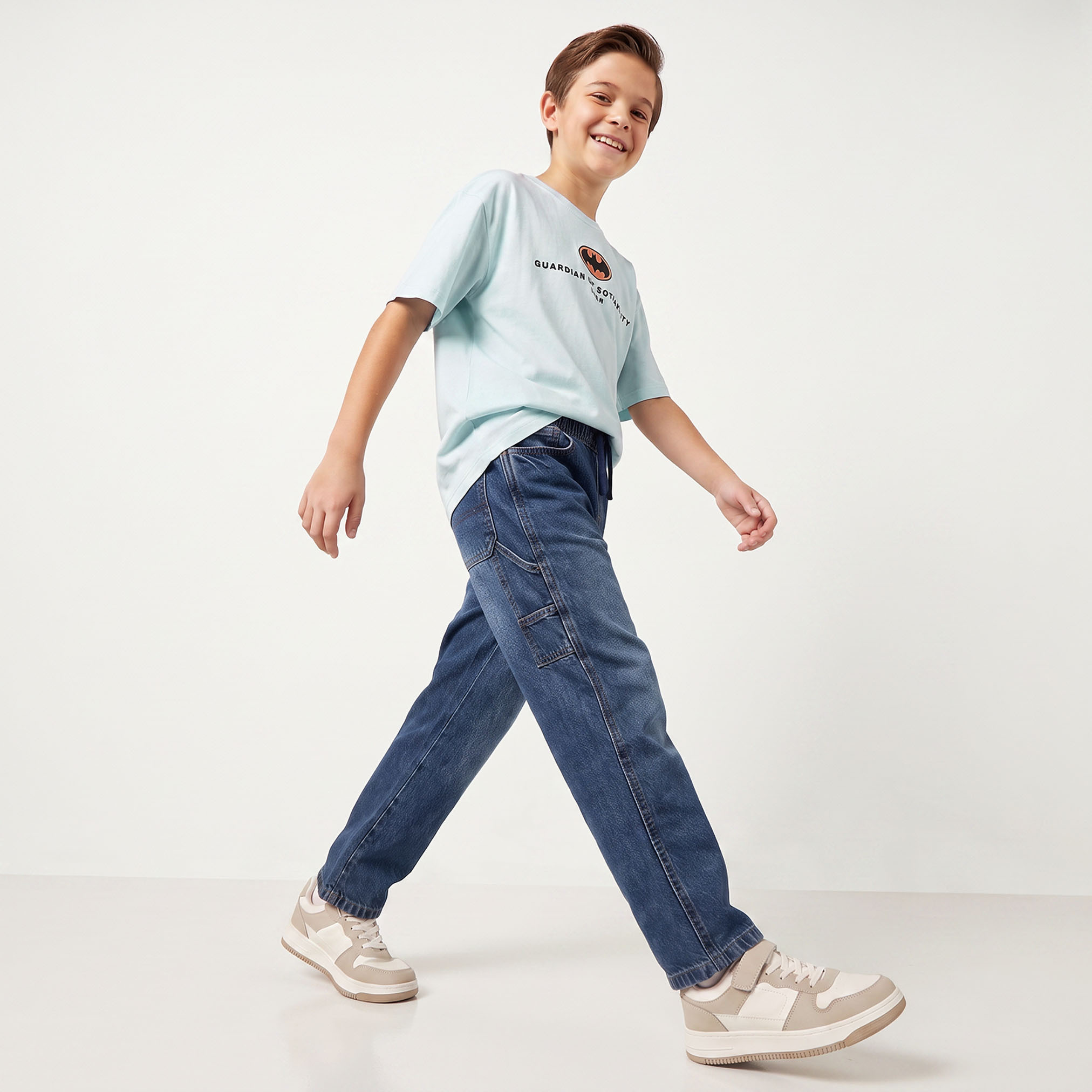 تيشيرت بياقة ضيقة وأكمام قصيرة وطبعات-boys-clothing-tshirtsandpolos-image-4