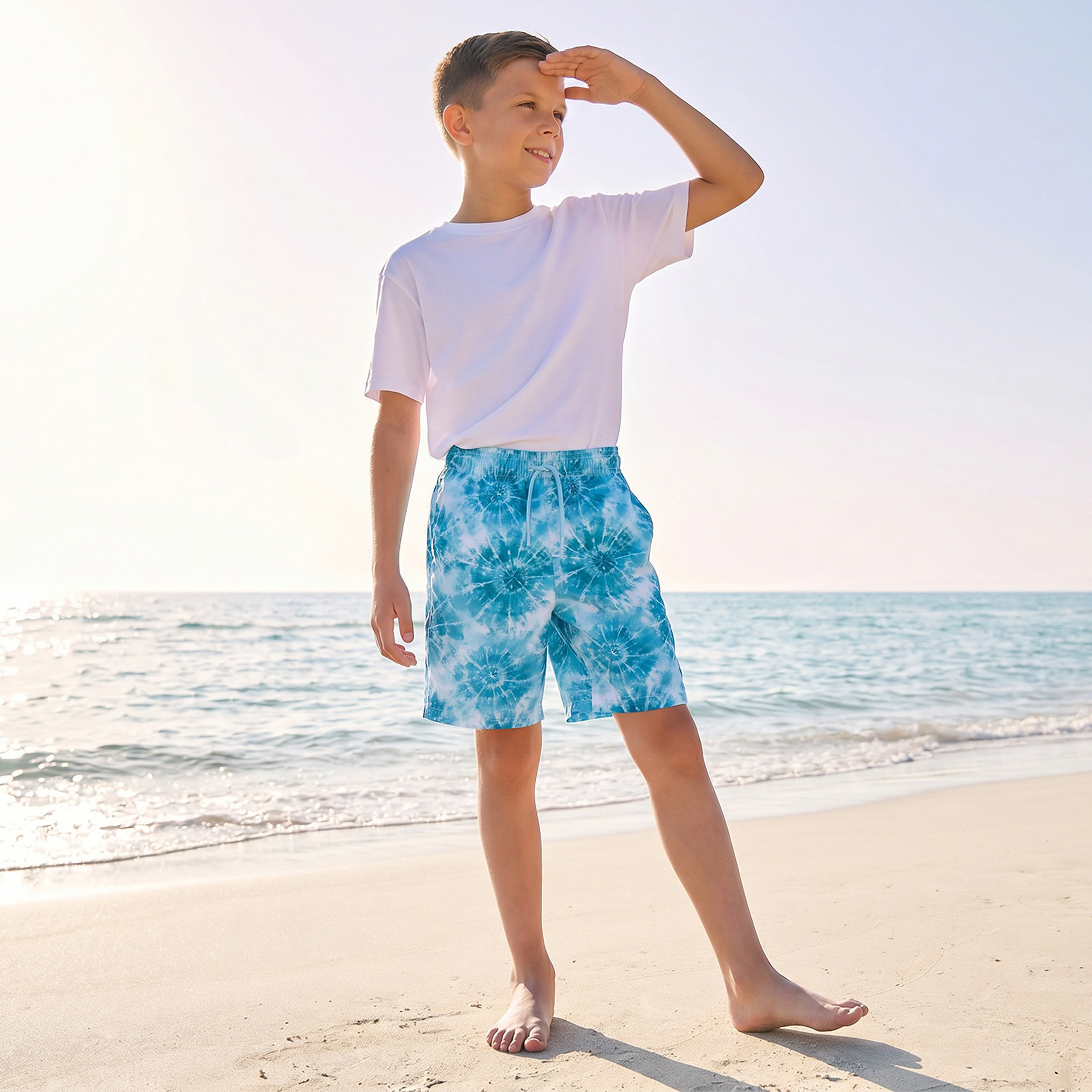 شورت سباحة بطبعة تاي داي للأولاد من ونيورز-boys-clothing-sportswear-swimwear-image-1