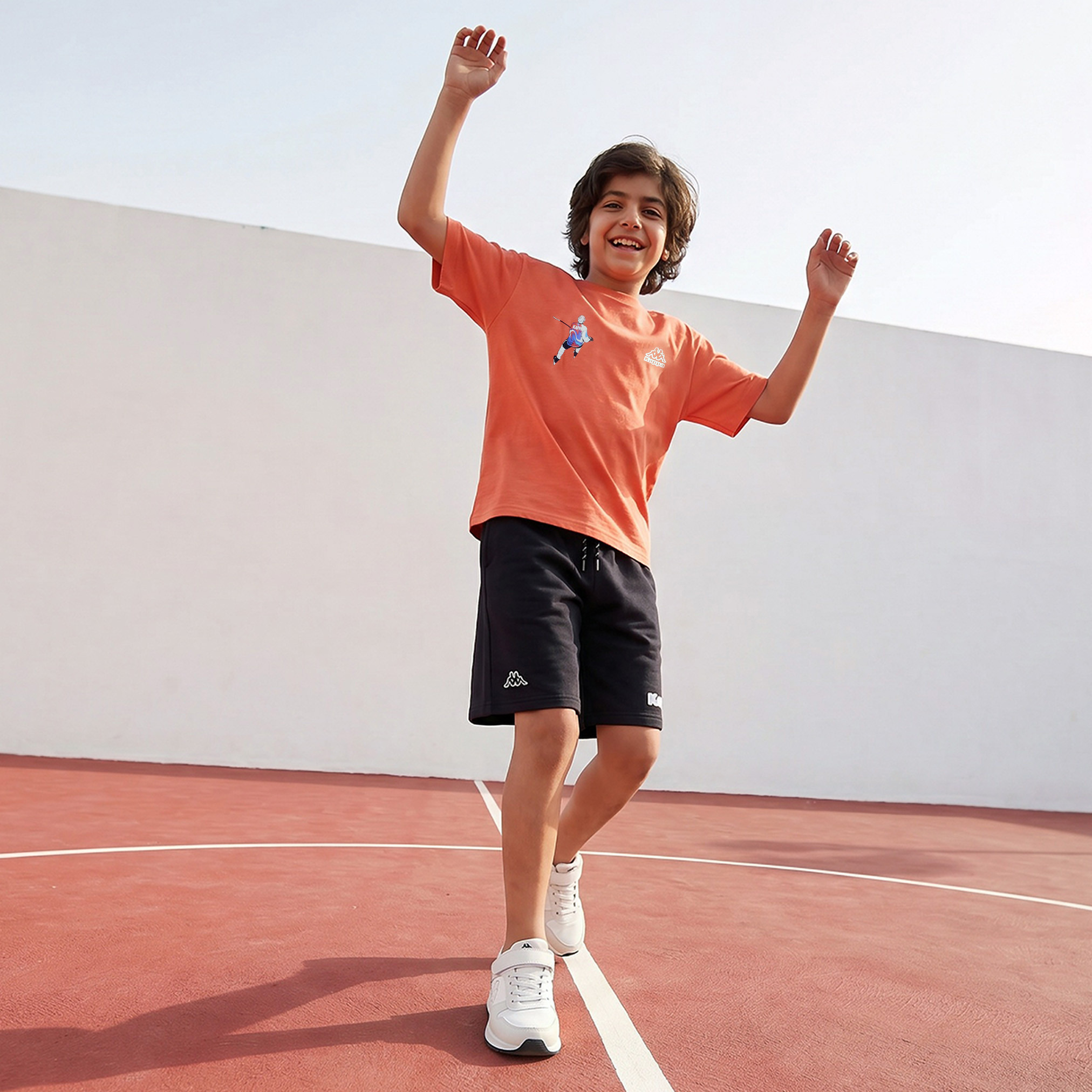 Kappa Crew Neck Short Sleeves T-shirt with Print-boys-clothing-tshirtsandpolos-image-5
