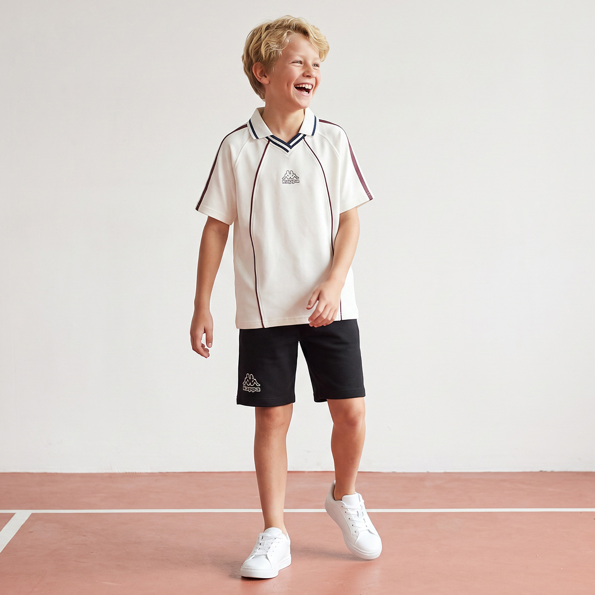 تيشيرت بولو بأكمام قصيرة وياقة وزينة خيوط بارزة من كابا-boys-clothing-tshirtsandpolos-image-5