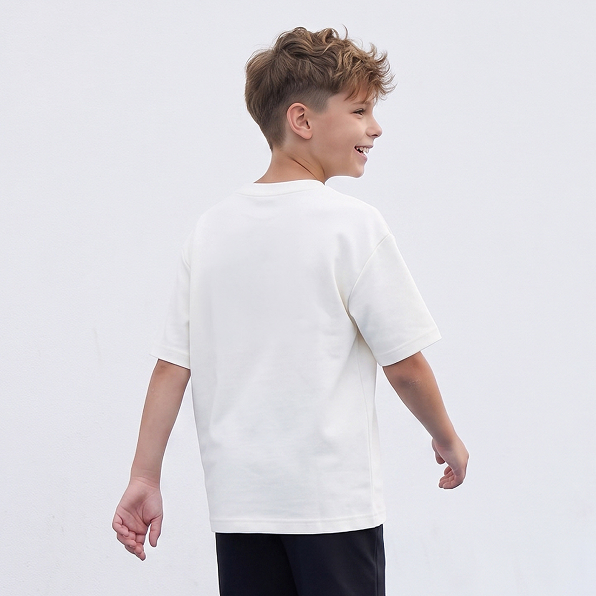 Kappa Crew Neck Short Sleeves T-shirt with Logo Embossing-boys-clothing-tshirtsandpolos-image-2
