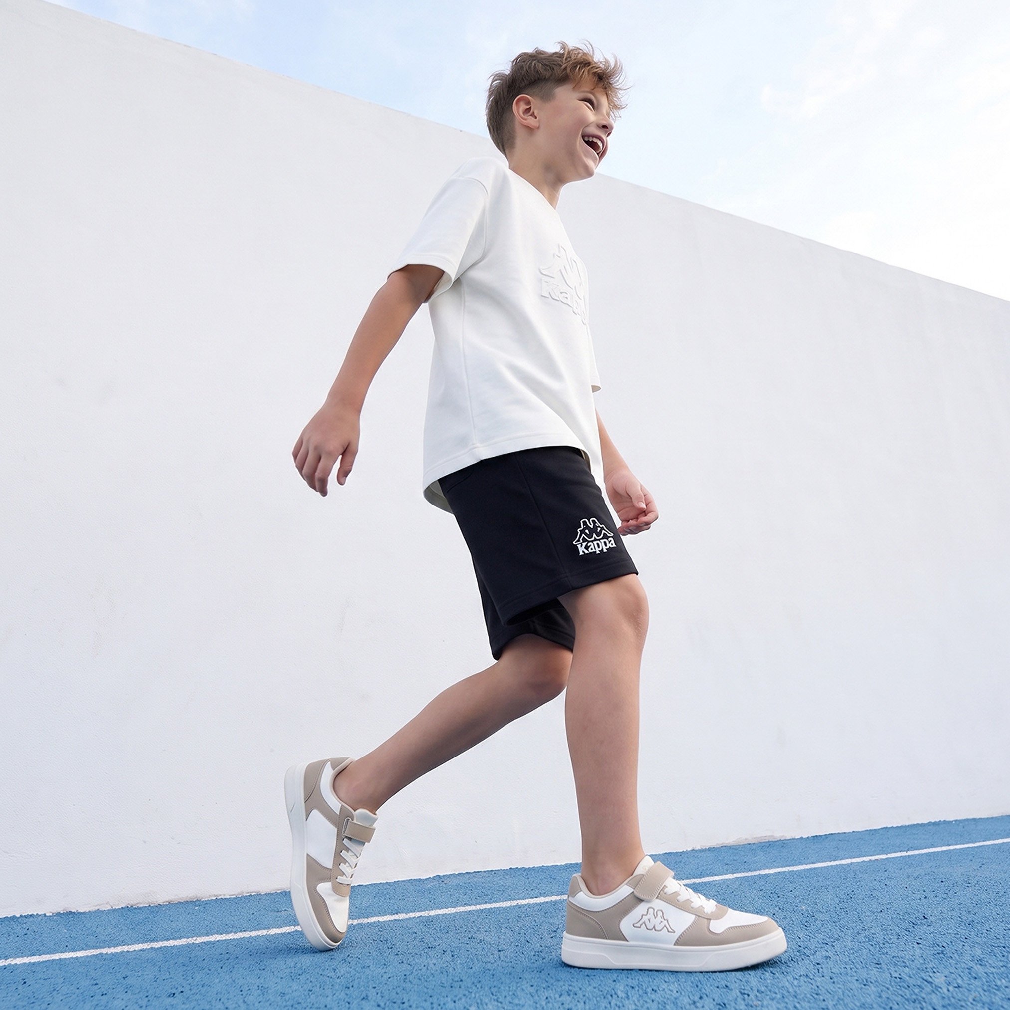 Kappa Crew Neck Short Sleeves T-shirt with Logo Embossing-boys-clothing-tshirtsandpolos-image-5