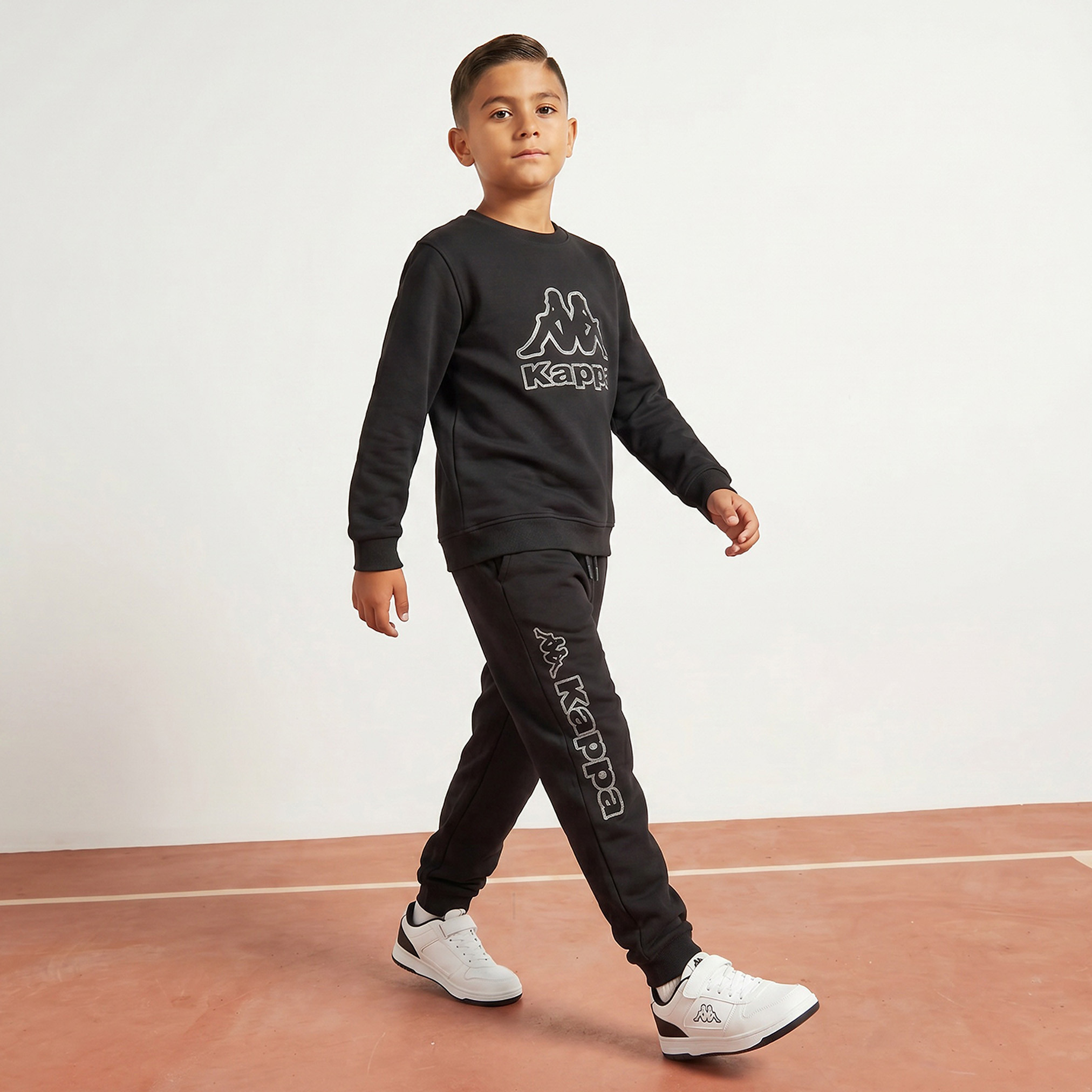 بنطلون رياضي بخصر برباط وطبعات الشعار من كابا-boys-clothing-bottoms-joggersandtrackpants-image-5
